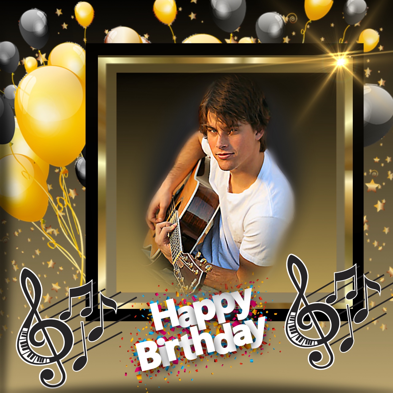 Imikimi Zo - Happy Birthday Male - balloons guitar
