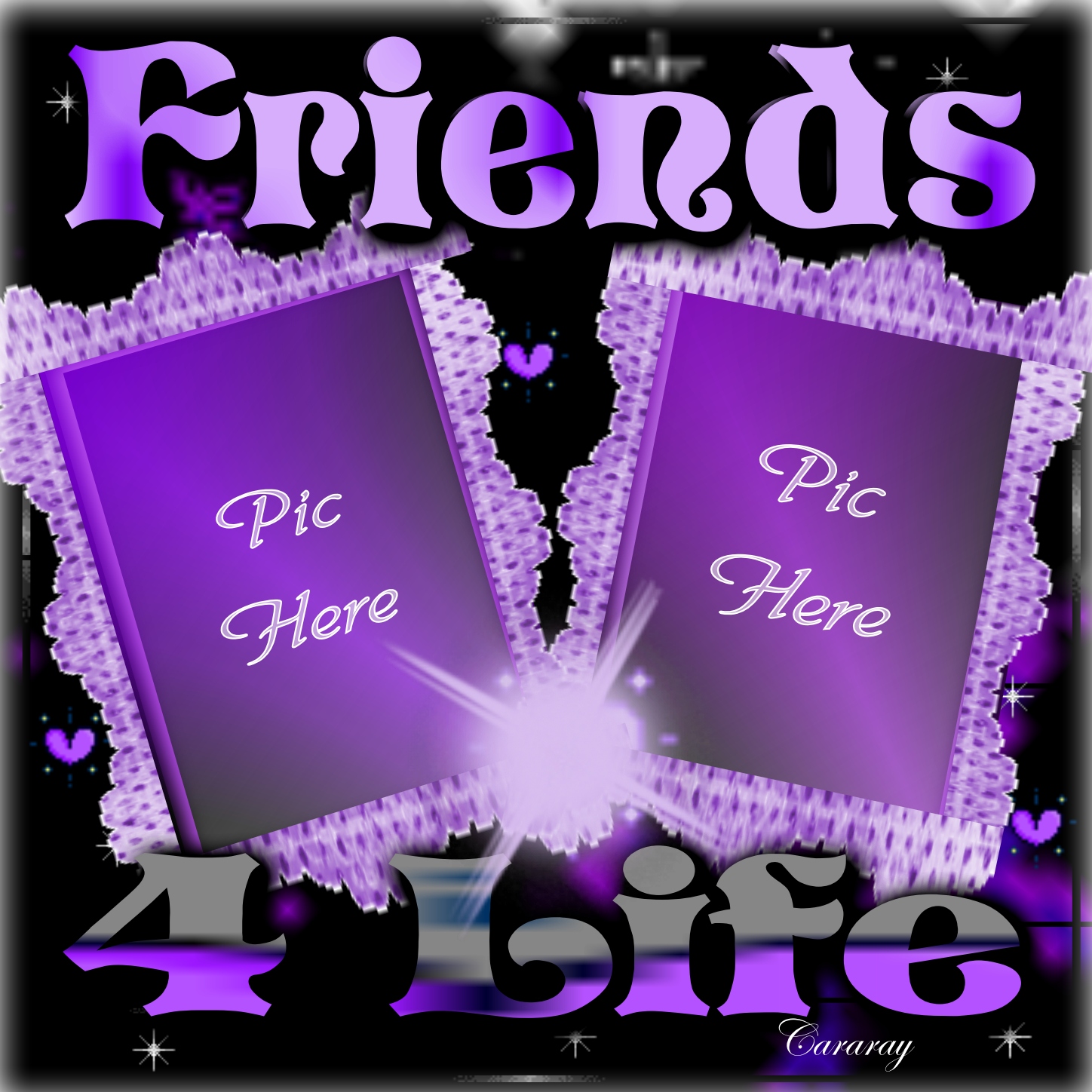cararay's Best Friends Forever Frames 2008 June 2008 June Purple
