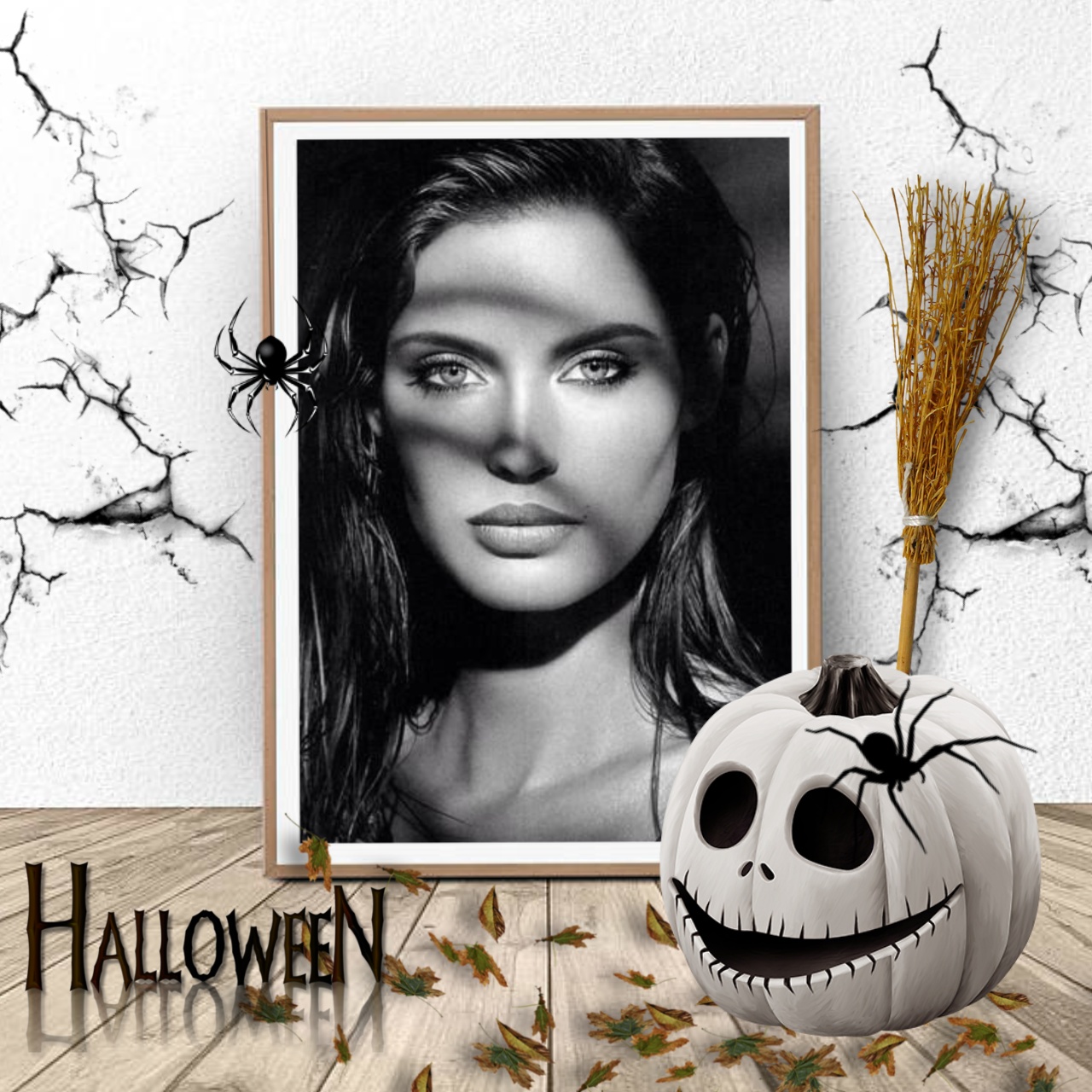 Nette's Fun Frame Fun Frame 🖼 Halloween Portrait Halloween Frame