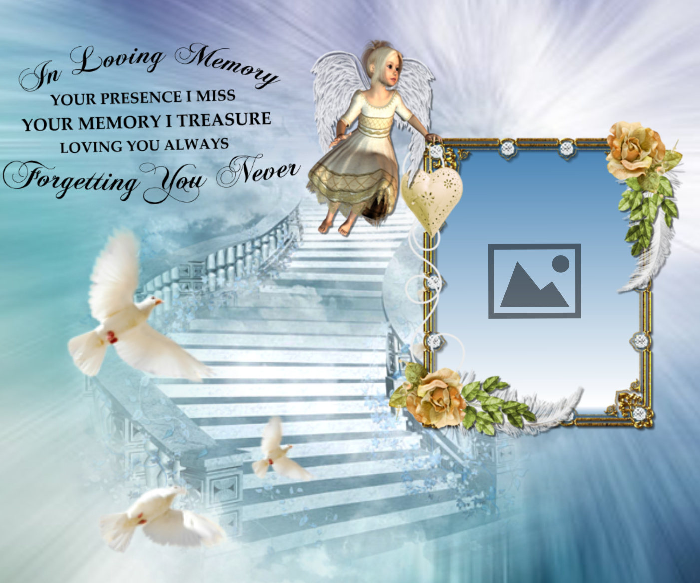 Memory Missing Design pussycatlady22's In Memory Of... Frames - 2018 February - In Loving ...