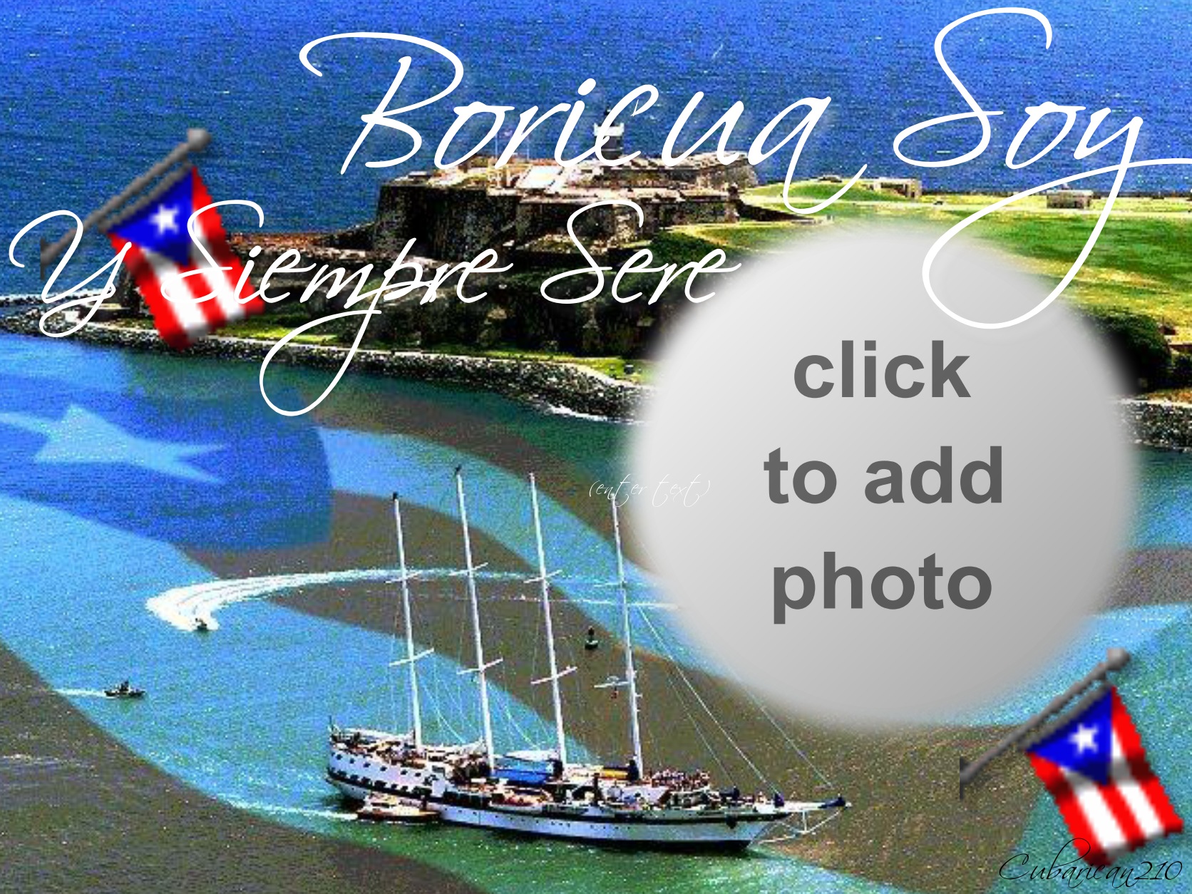 cubarican210's Puerto Rico Frames 2010 Boricua Soy y Siempre Sere