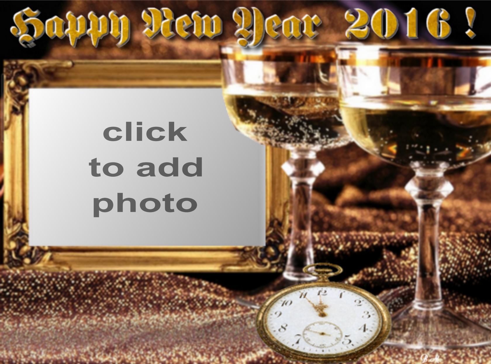 blanica's New Year's Eve Frames 2015 December 2016 Happy New Year