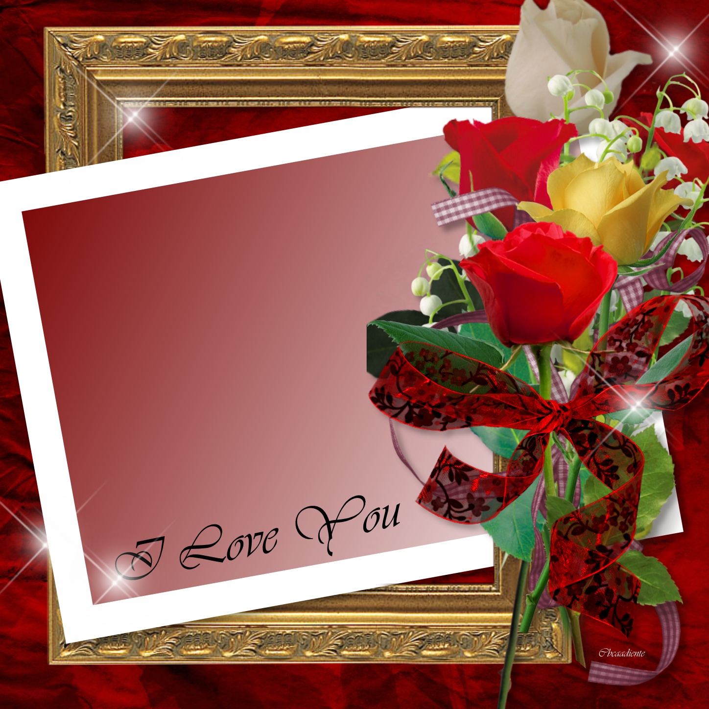 cathy_cadiente's Picture Frames 2014 February Love Frame Cathy