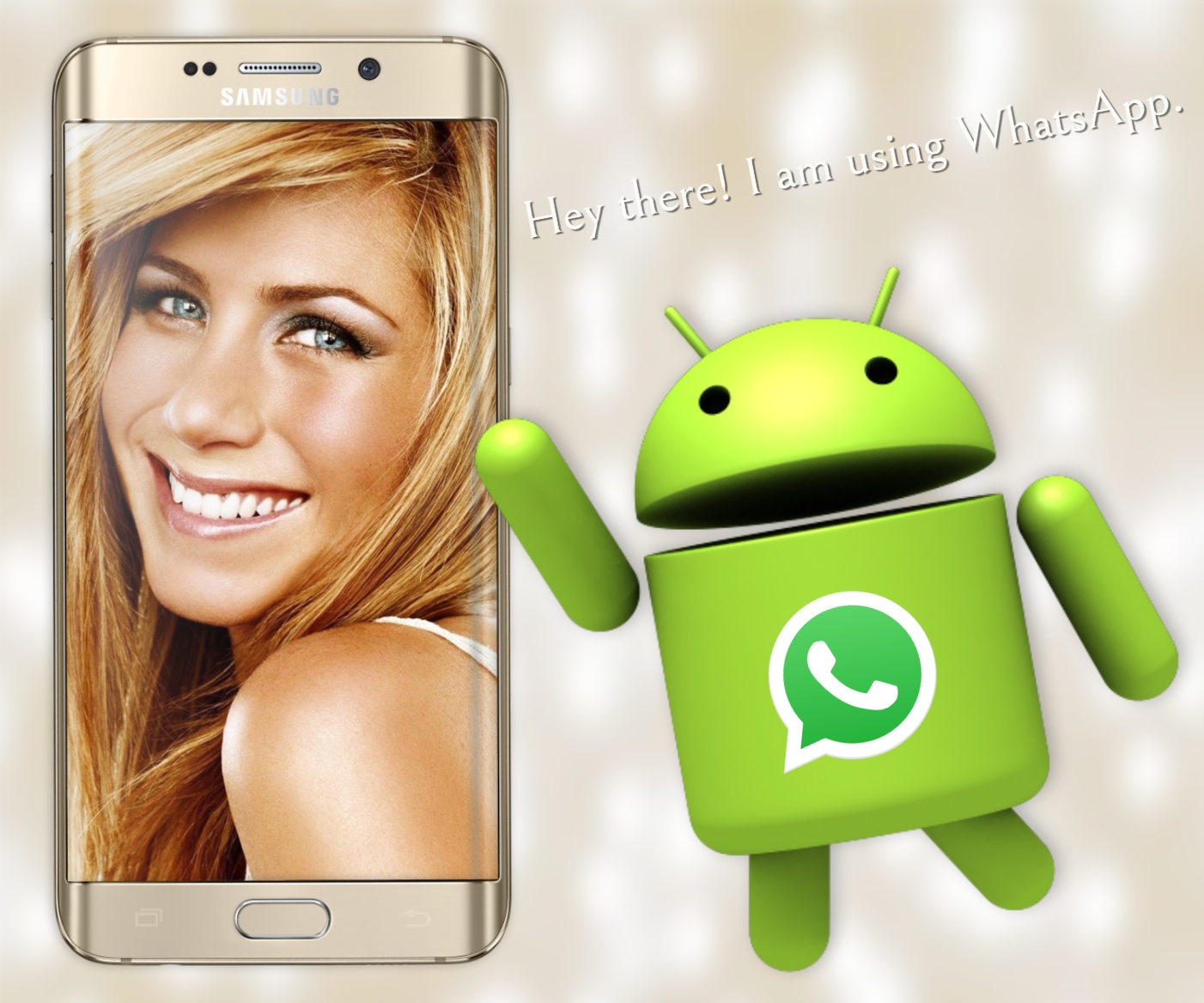 Jezebel64's Electronics 📱 Cell Phone Fun Frame Android Whats App