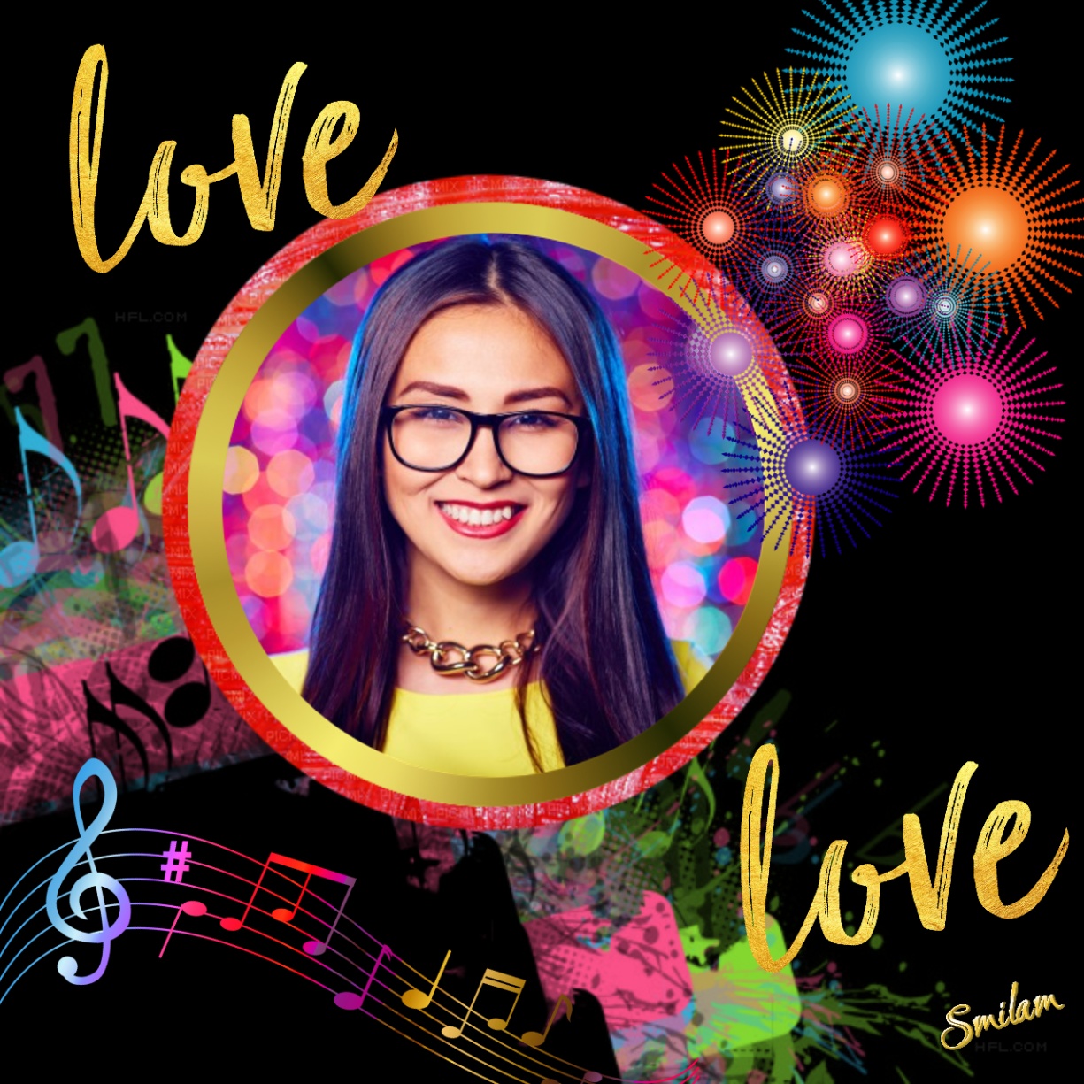 smilam's I Love You Frames Love Frame Love Frame. Fun Frame. Bright