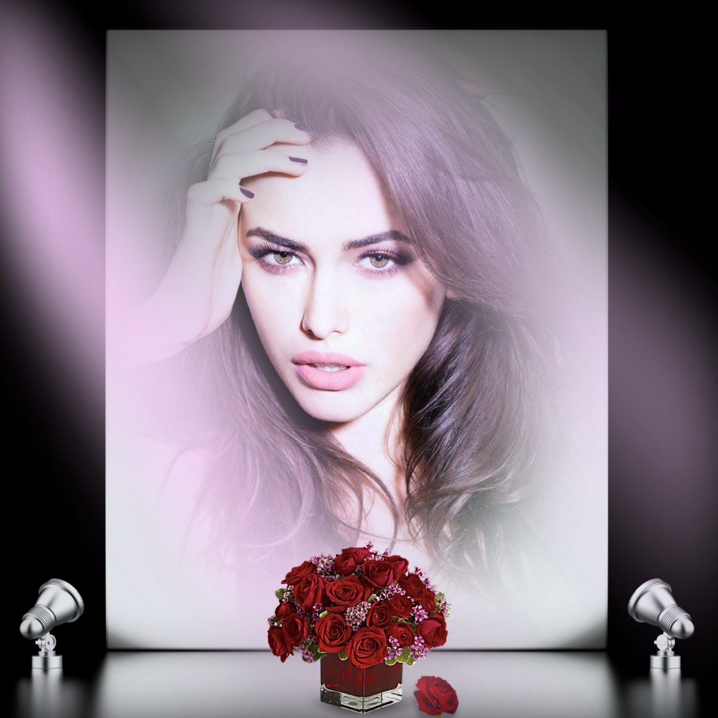 Elizabeth's FUN MIX 😀 1/2 Fun Frame Red Rose Elizabeth Fun Frame