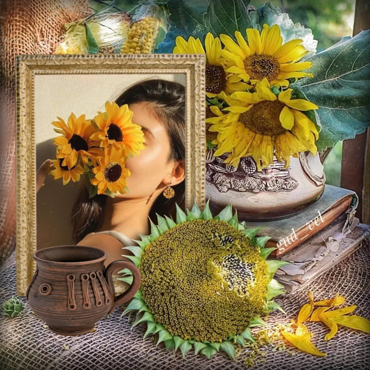 Adelaide's SUNFLOWERS GIRASSOIS GIRASOLES Adelaide Adelaide