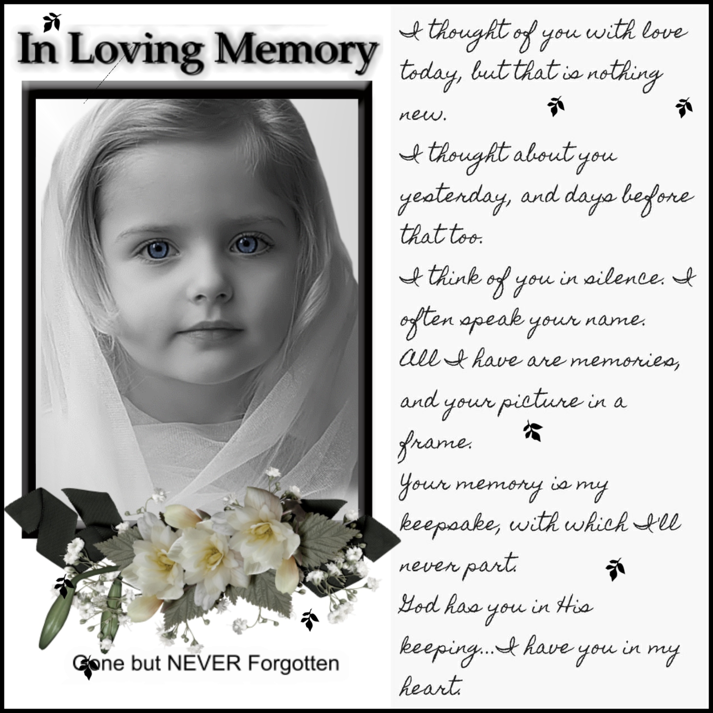 Barbara's In Loving Memory