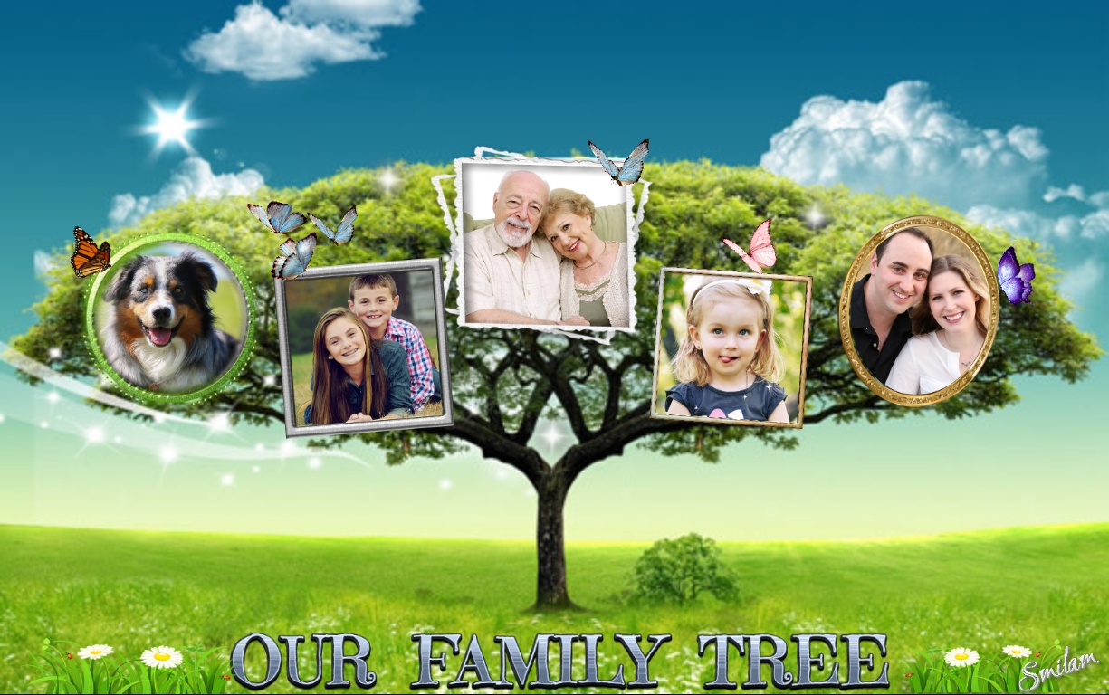 smilam's Family Frames OUR FAMILY TREE, Family Photo Album Family My