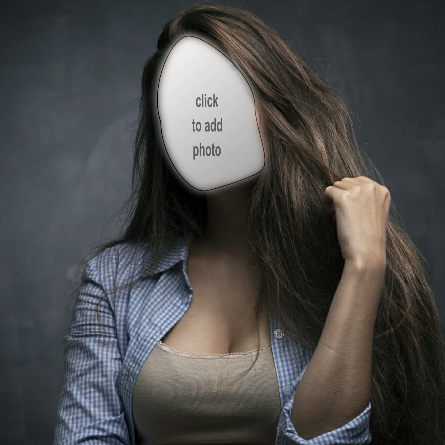 nyuszo4ozike's Face CutOut Frames 2015 2016 modern girl Nyuszo4ozike face Cut Outs