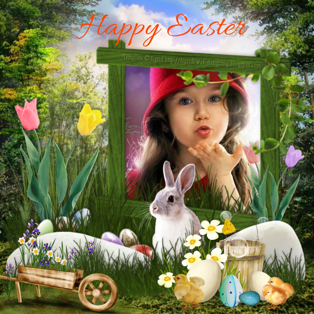 Nette s Spring Easter Frames Easter 2021 Happy Easter Easter