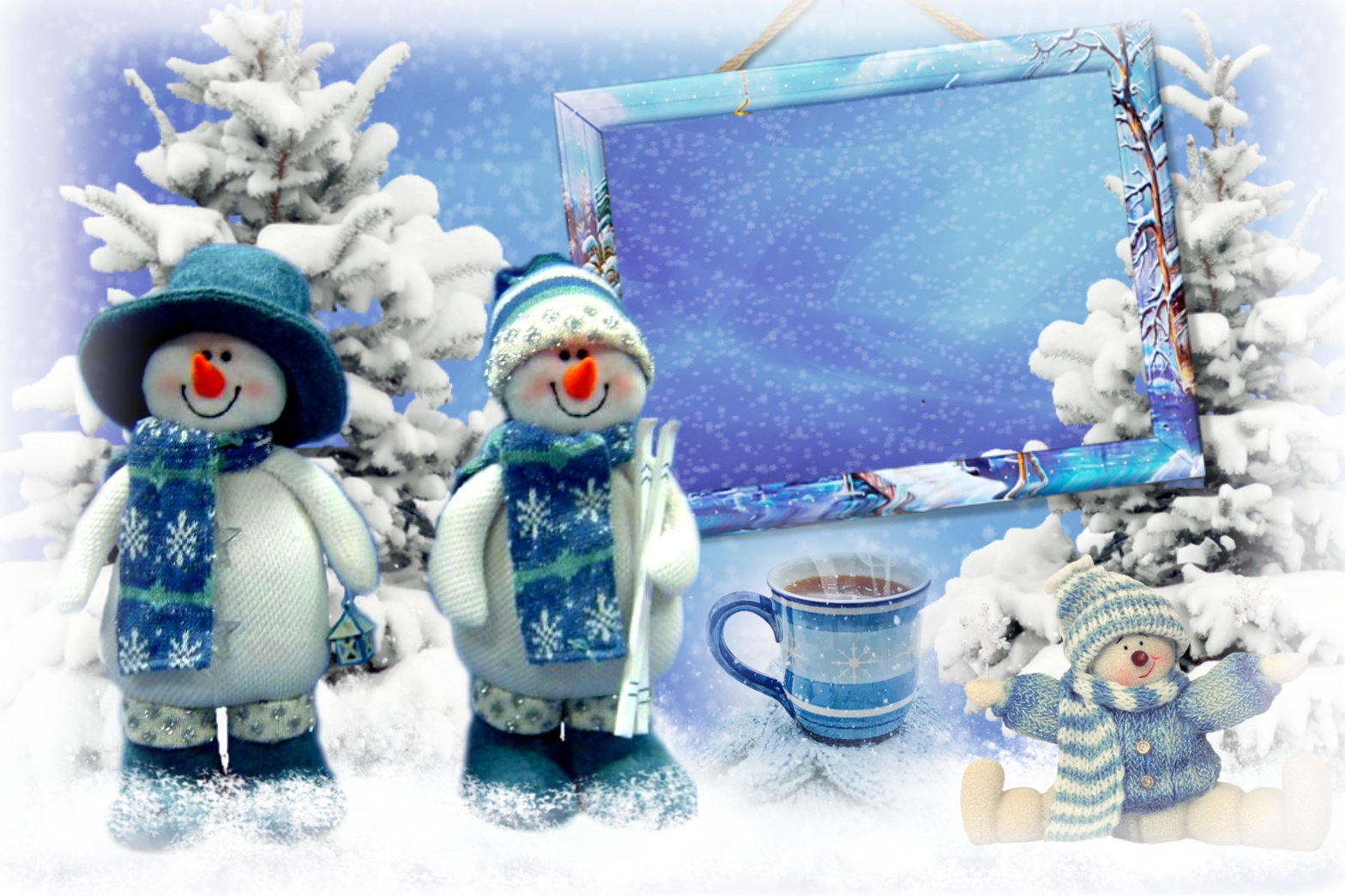 Fun Winter Frame Sinnlich's Winter Frames - 2020 - Plushi Snowman Sinnlich Winter Snow ...