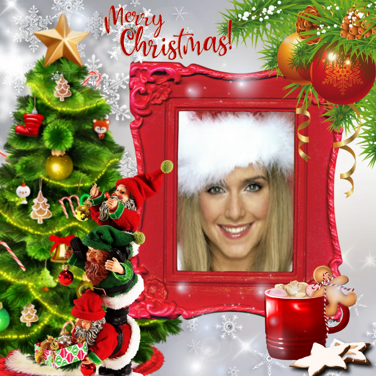 Barbara's Merry Christmas Christmas Santa Claus Merry Christmas