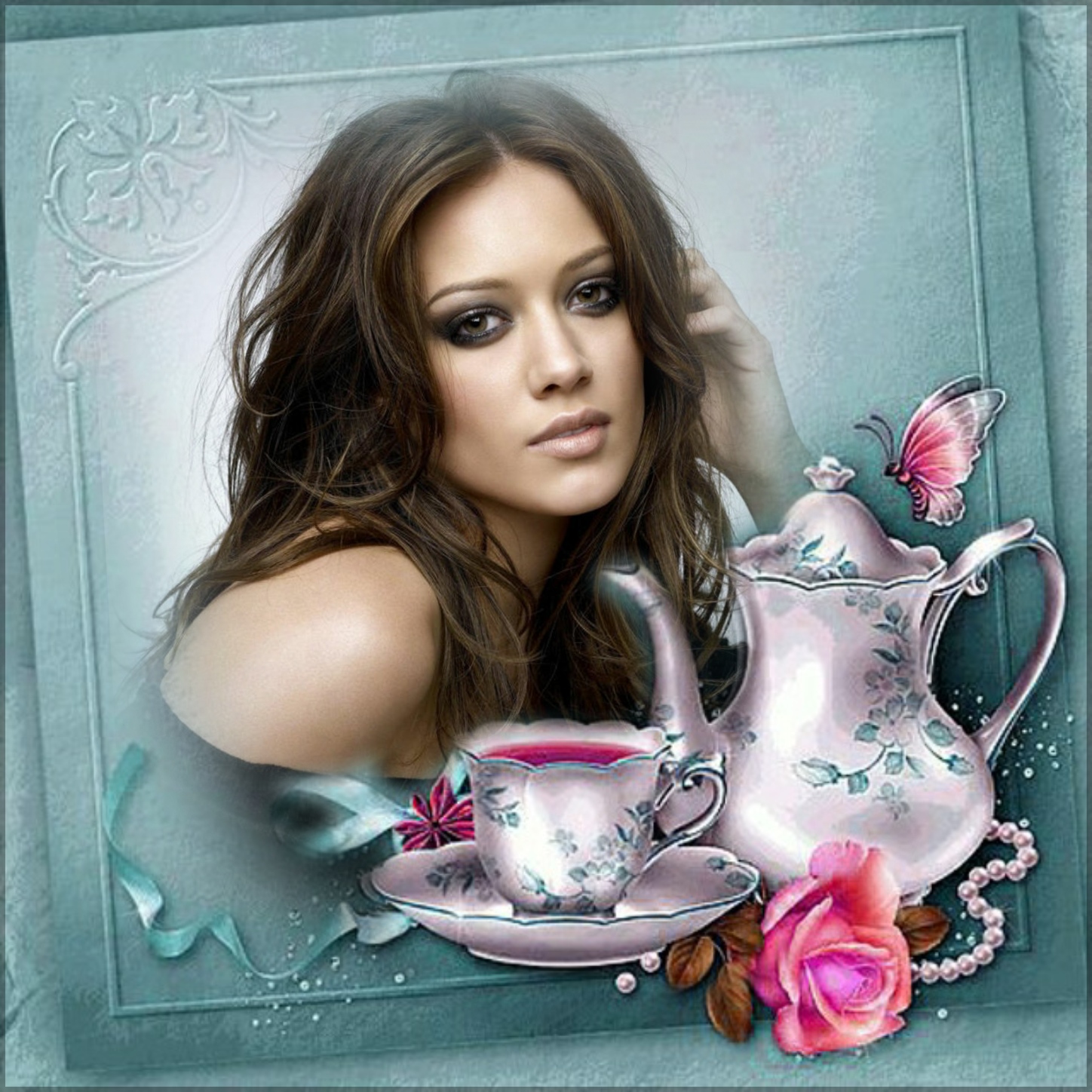 Nette's Good Morning,GoodDay Frame 2016 Time For Tea Good Morning