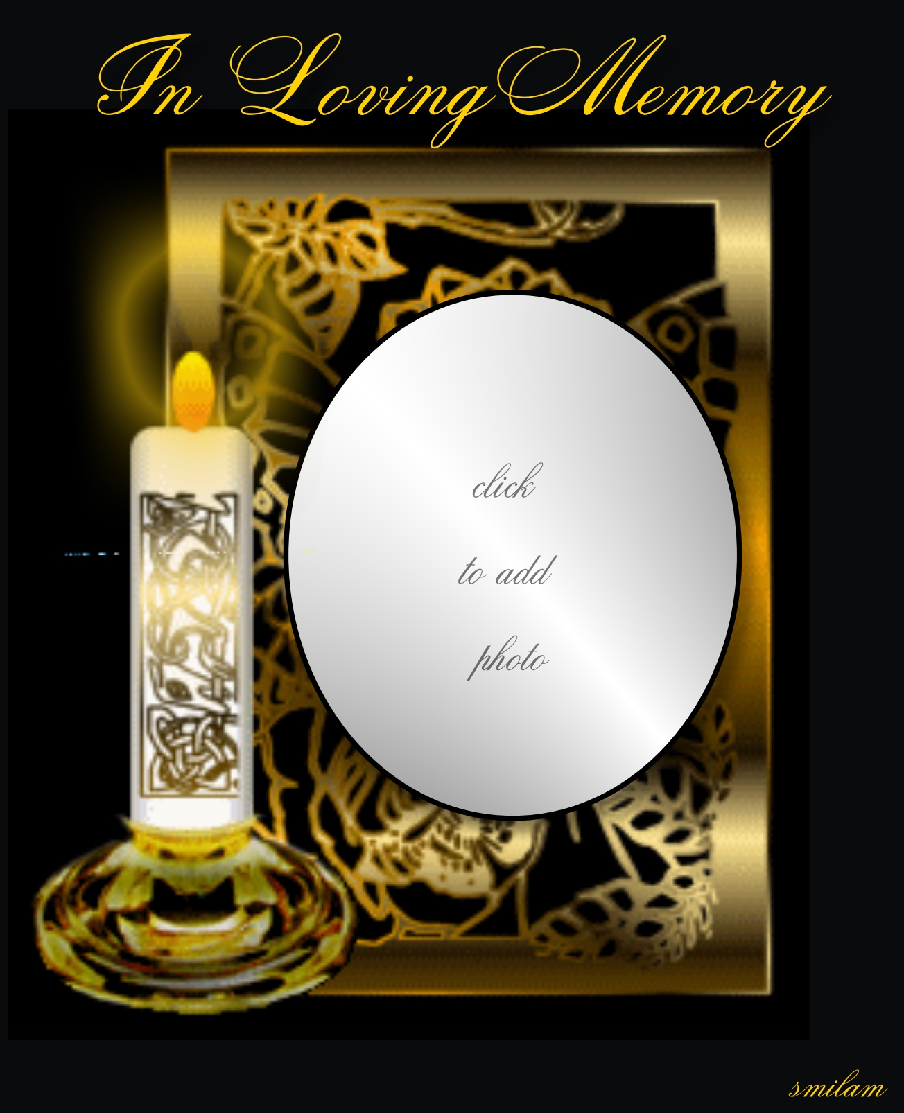 smilam's In Memory Of... Frames - In Loving Memory Frame 2008 - In ...