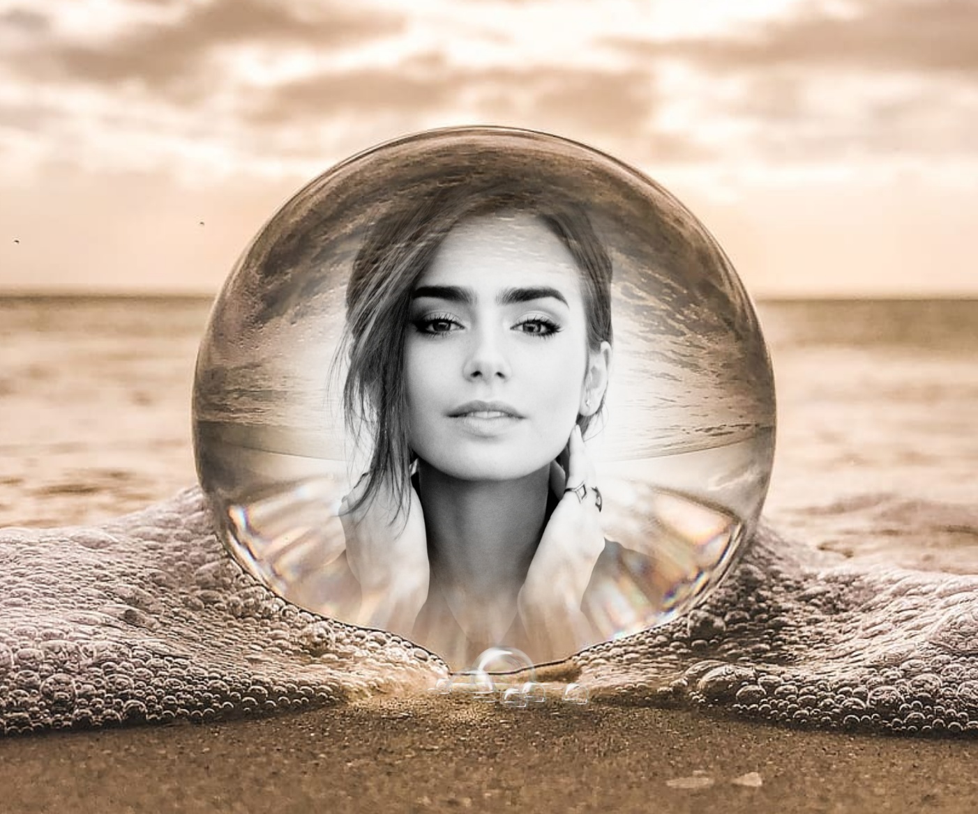 Elizabeth s fun mix 2 3 fun frame ocean sphere fun frame ocean