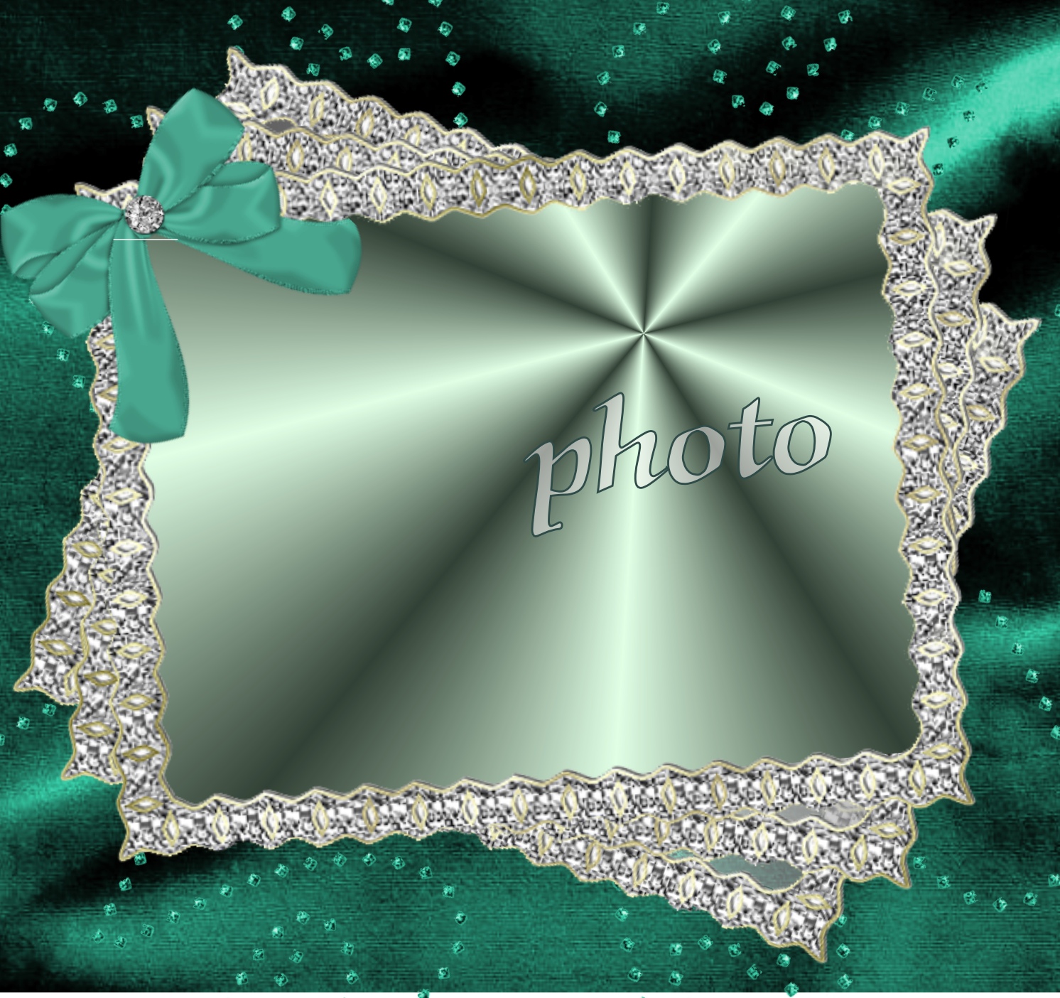 marycarmenkim's Picture Frames 2009 May diamond frame green Marycarmenkim picture Frames