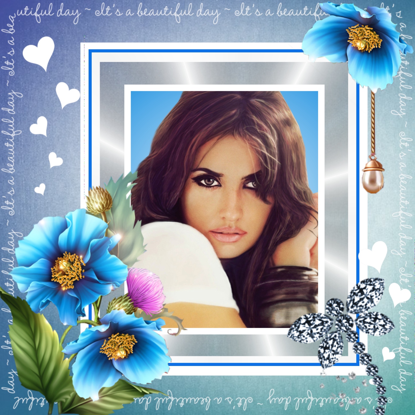 Nette's Girly Girl Frames👩‍🦳 Beautiful Day Kimi Art Frame Me!Frame