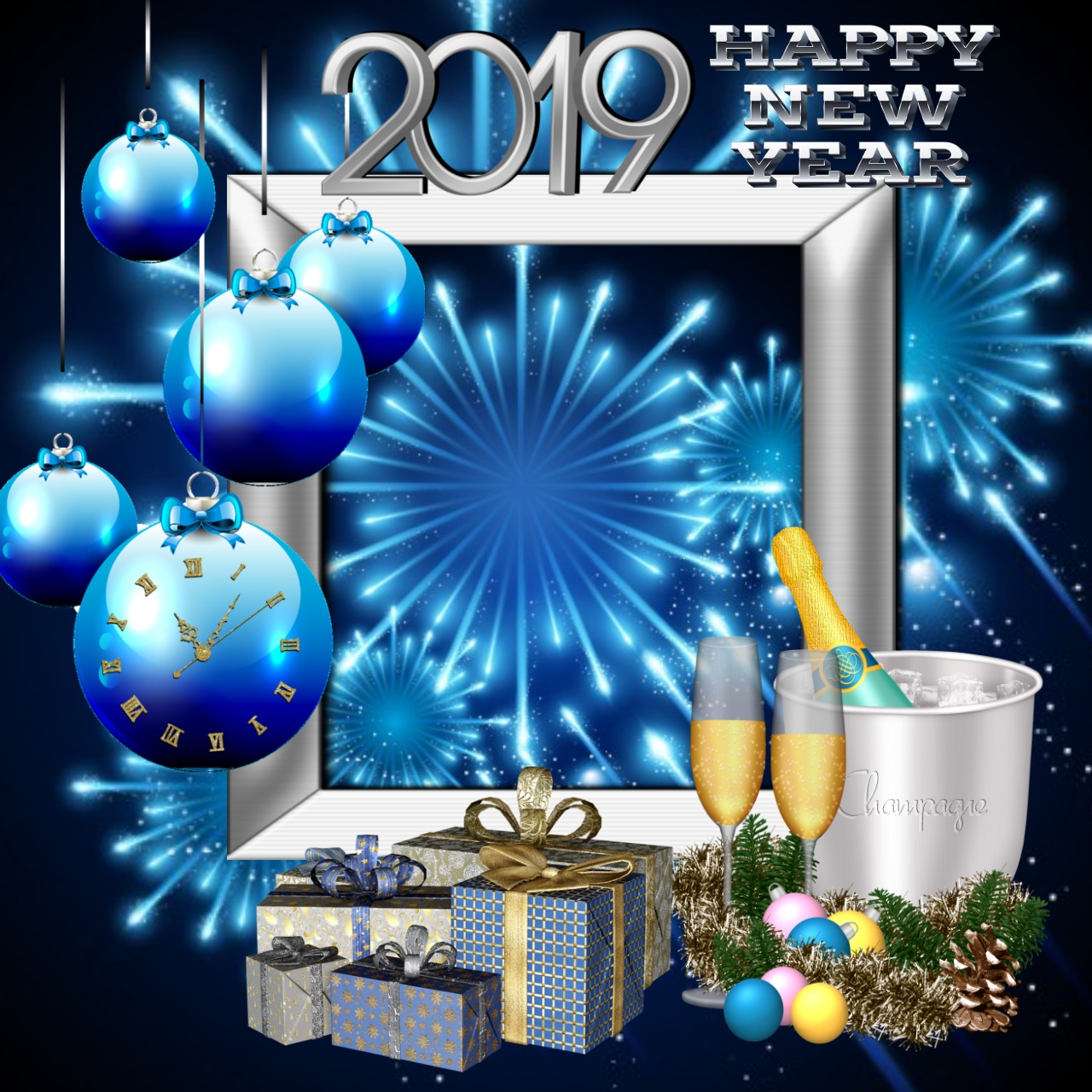 lissy's New Year's Eve Frames New Years Evehappy New Year2019 New