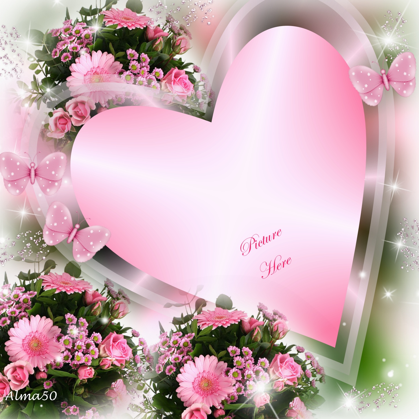 Imikimi Zo - I Love You Frames - My Heart Alma50 i Love You - alma50