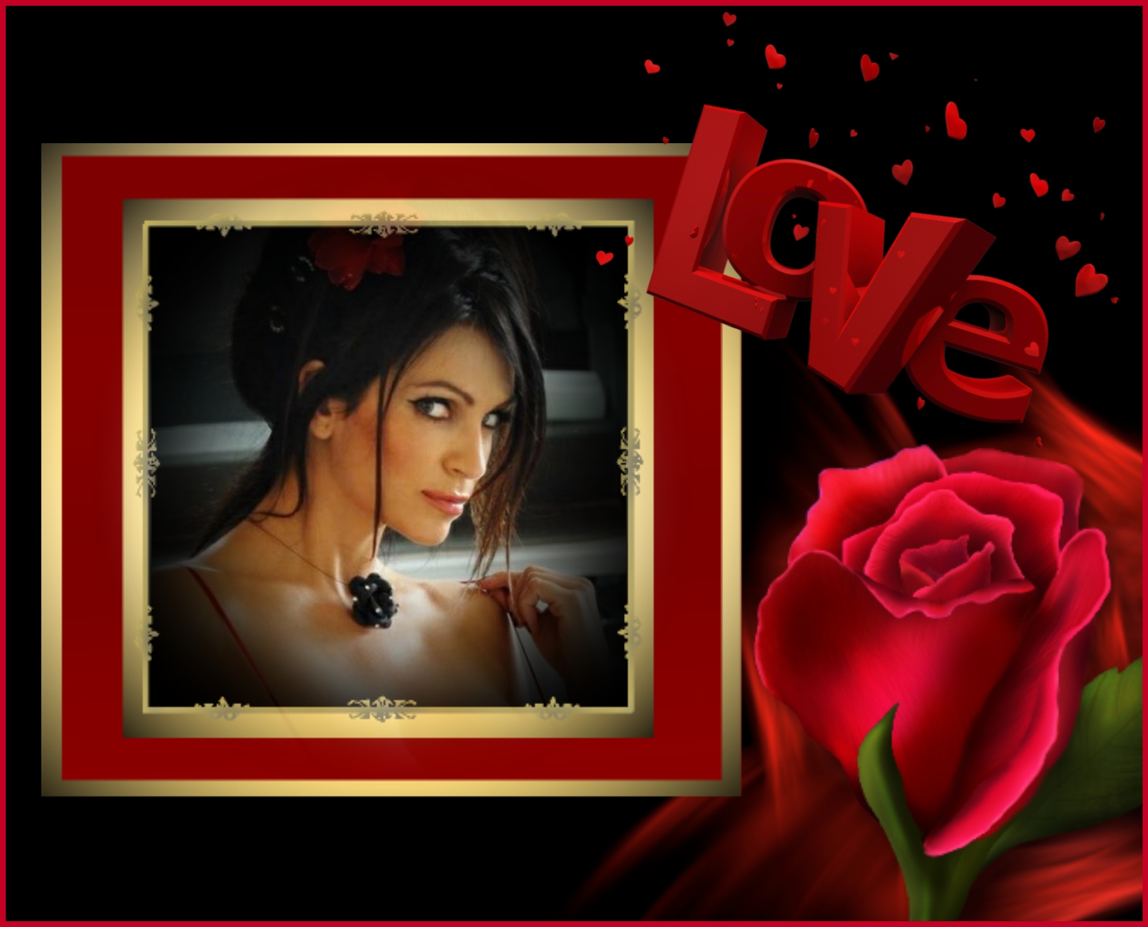 laceyjan's Picture Frames 2016 October 2016 October Red and Black