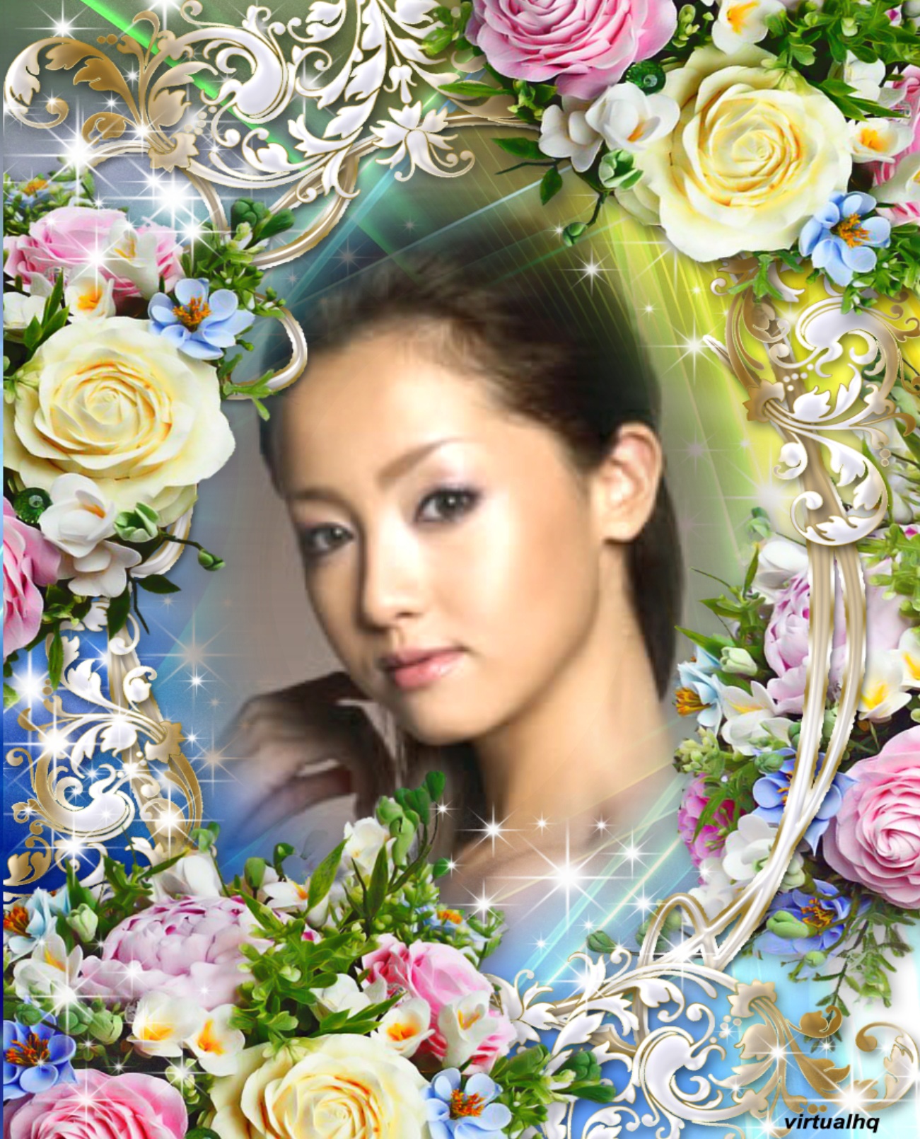 virtualhq's Photo Album Frames 2011 June Too Many Flowers Virtualhq