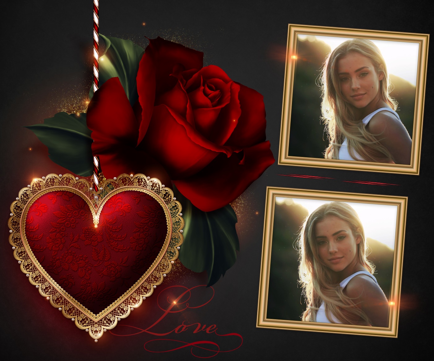 Elizabeth's LOVE/ROMANCE 😍 2/2 Love Red Rose Elizabeth Love Red