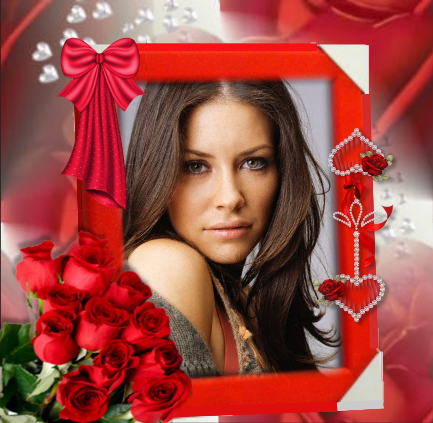 marialedesma1958's Picture Frames 2013 September Red Frame And