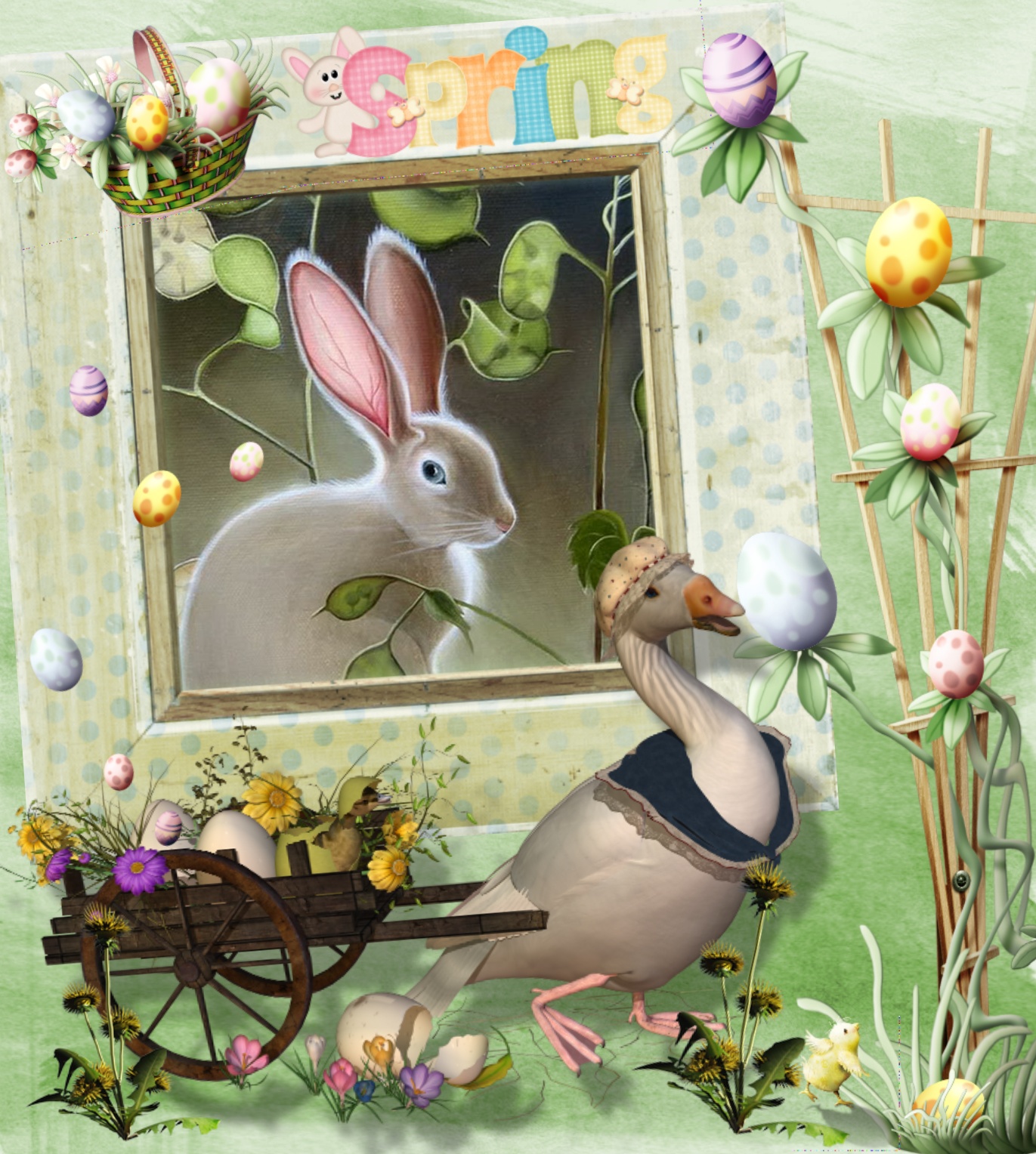 elly2's Easter Sunday Frames - 2011 March - happy Easter Elly2 easter ...