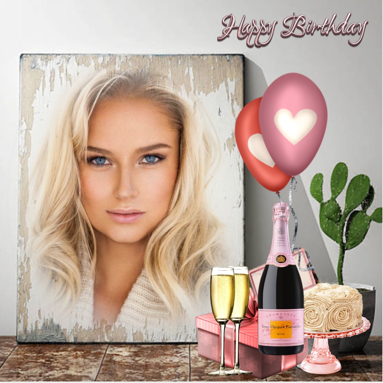 Nette's Birthday / congratulations Frame 🎉🎁 Happy birthday 2019