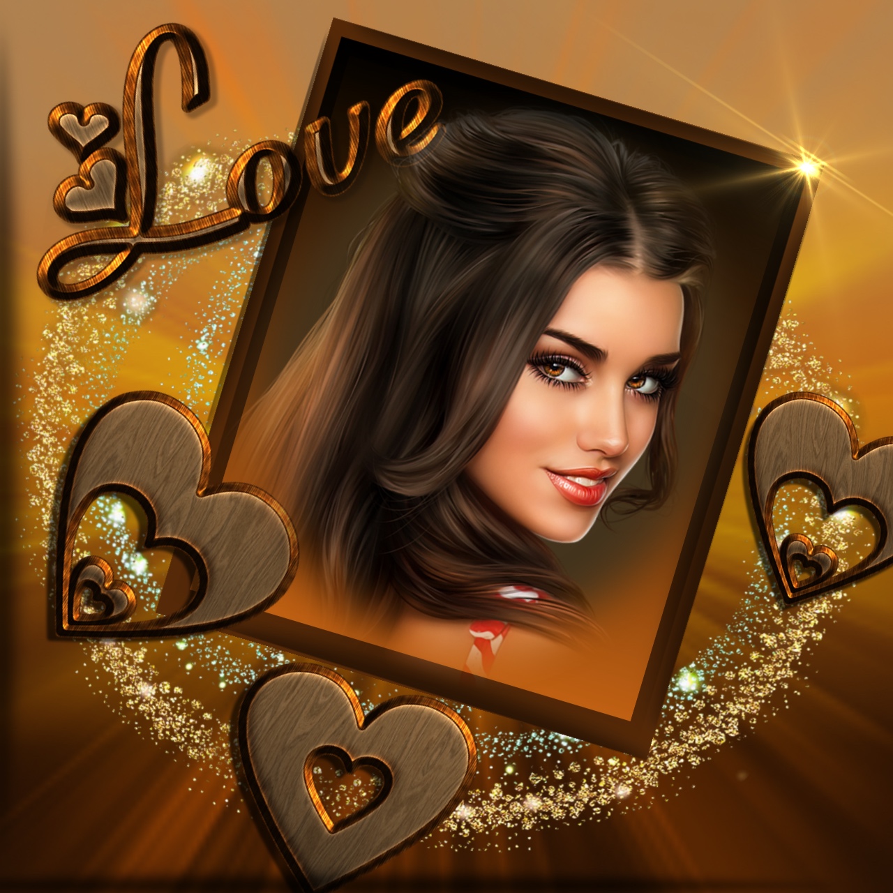 Wienie Coppen's Valentinesday,Love,Romance frame love lovehearts