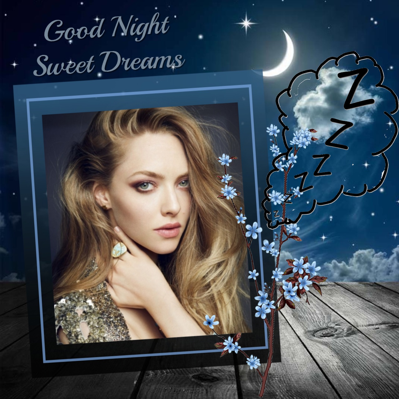 Nette's GoodNight🌛 Photo Frame Good Night/GoodMorning Nette Photo
