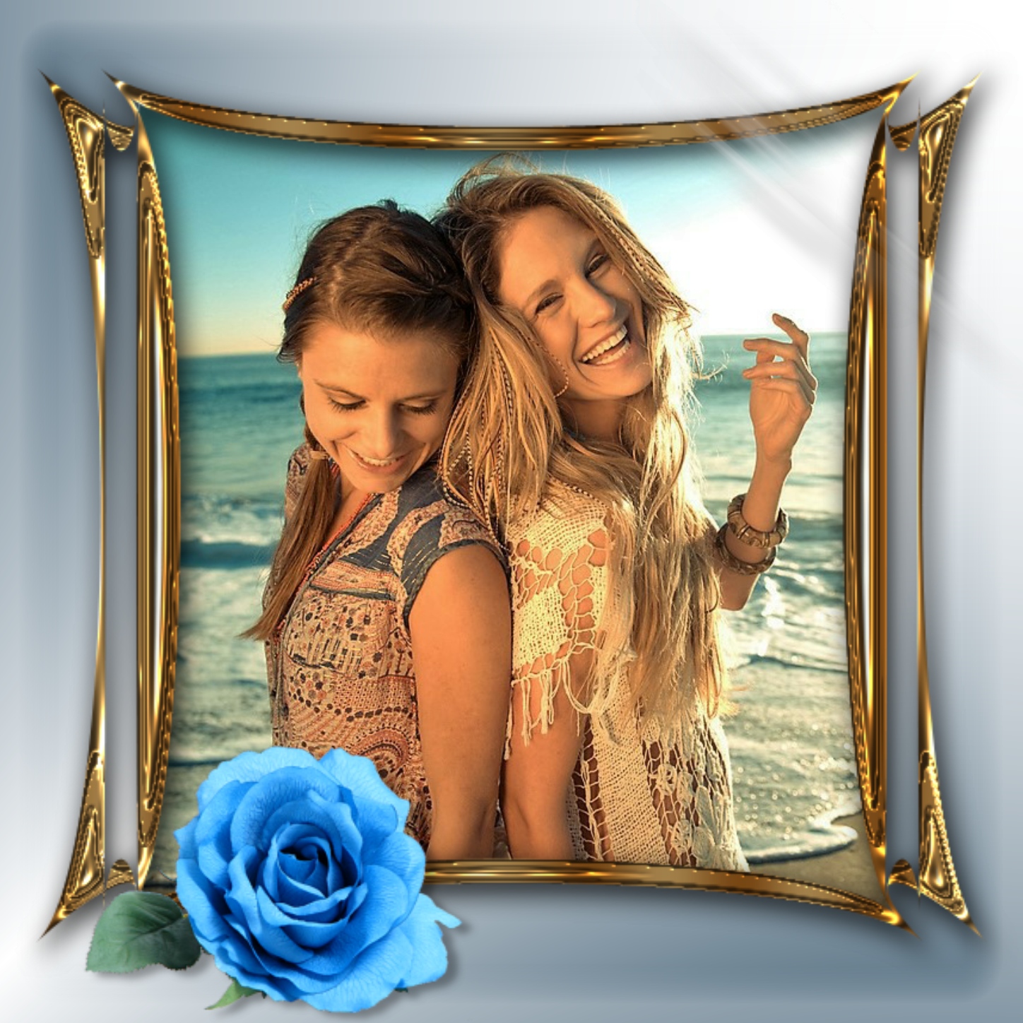 Elizabeth's PICTURE FRAMES ๐ผ 1/2 - Picture Frame Blue Rose Elizabeth ...