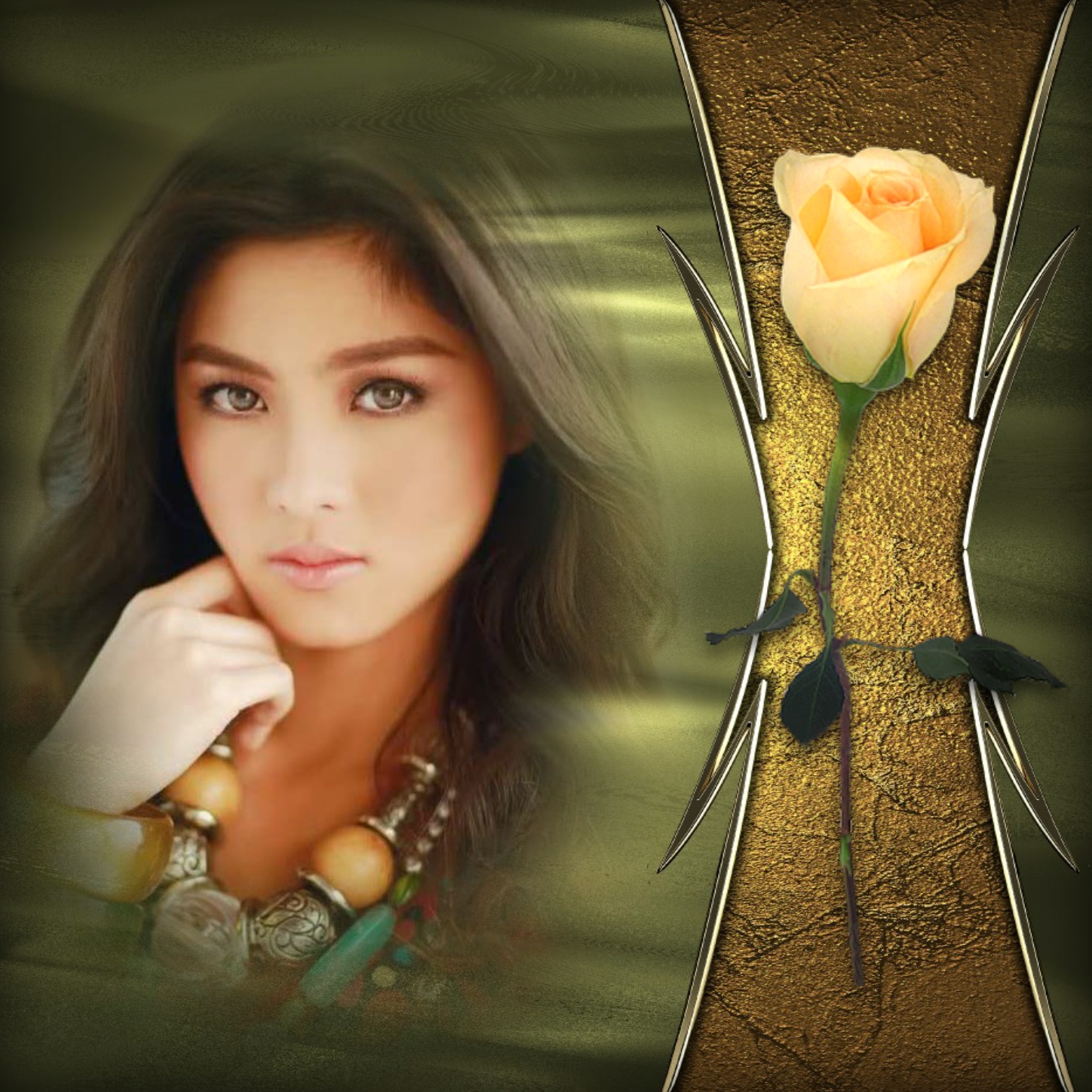 Elizabeth's VINTAGE/ANTIQUE 🌾 Vintage Yellow Rose Elizabeth Vintage