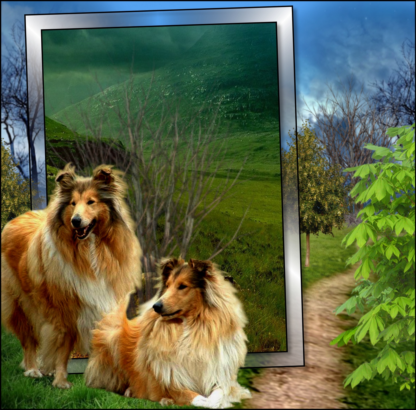 judyssandy54's Picture Frames 2016 February Country Frame.12