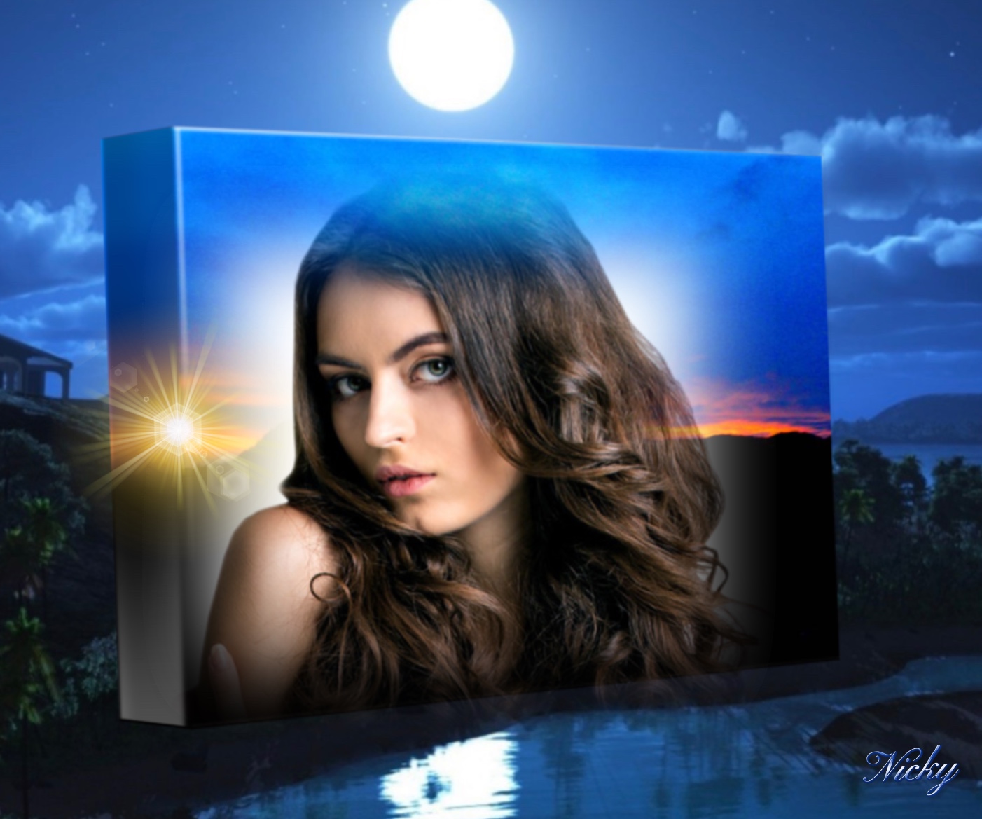 NICKY47's Sunsets, Scenery and Nature Frames 2020 Blue Sky Sunset