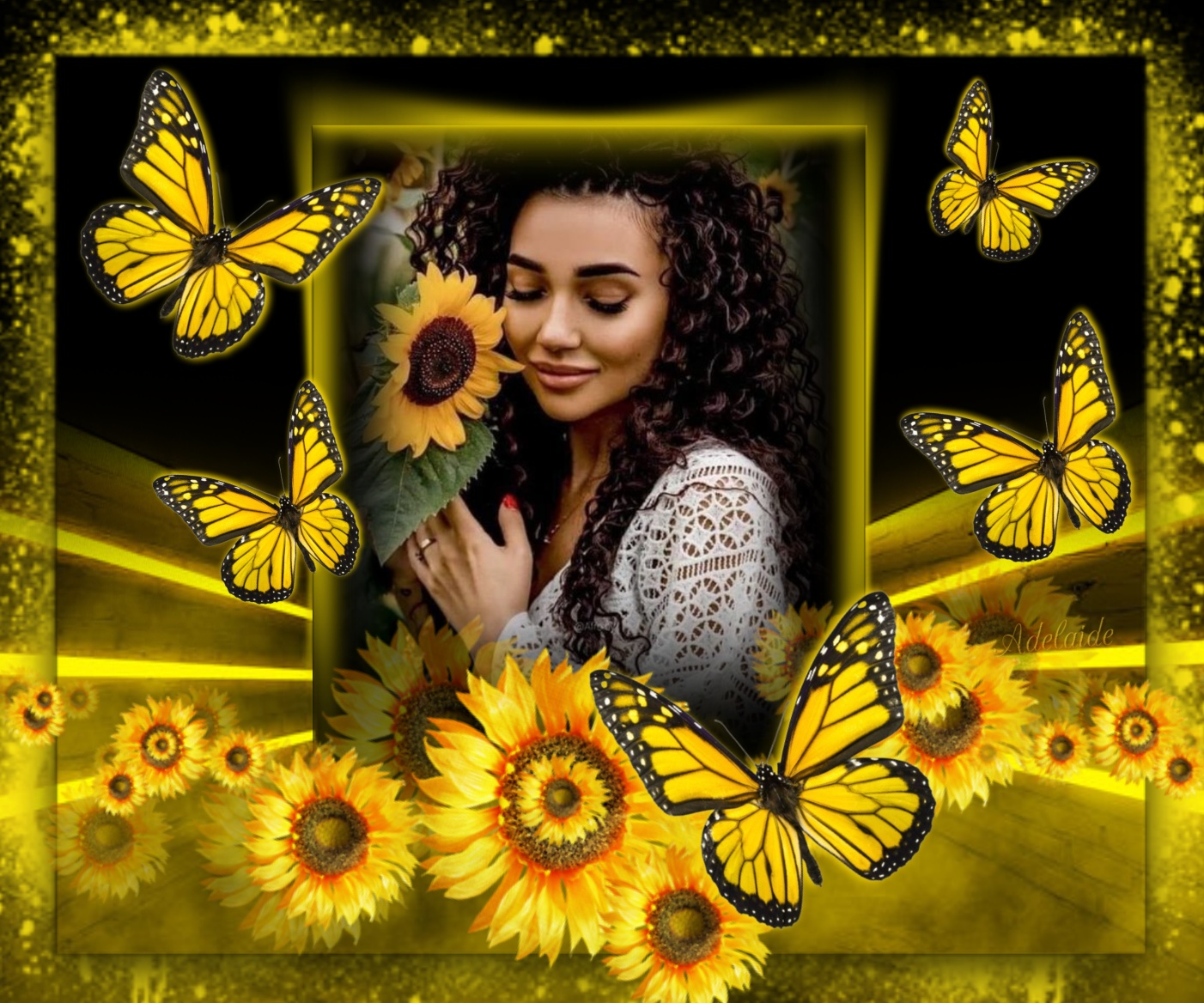 Adelaide's SUNFLOWERS GIRASSOIS GIRASOLES Adelaide Adelaide