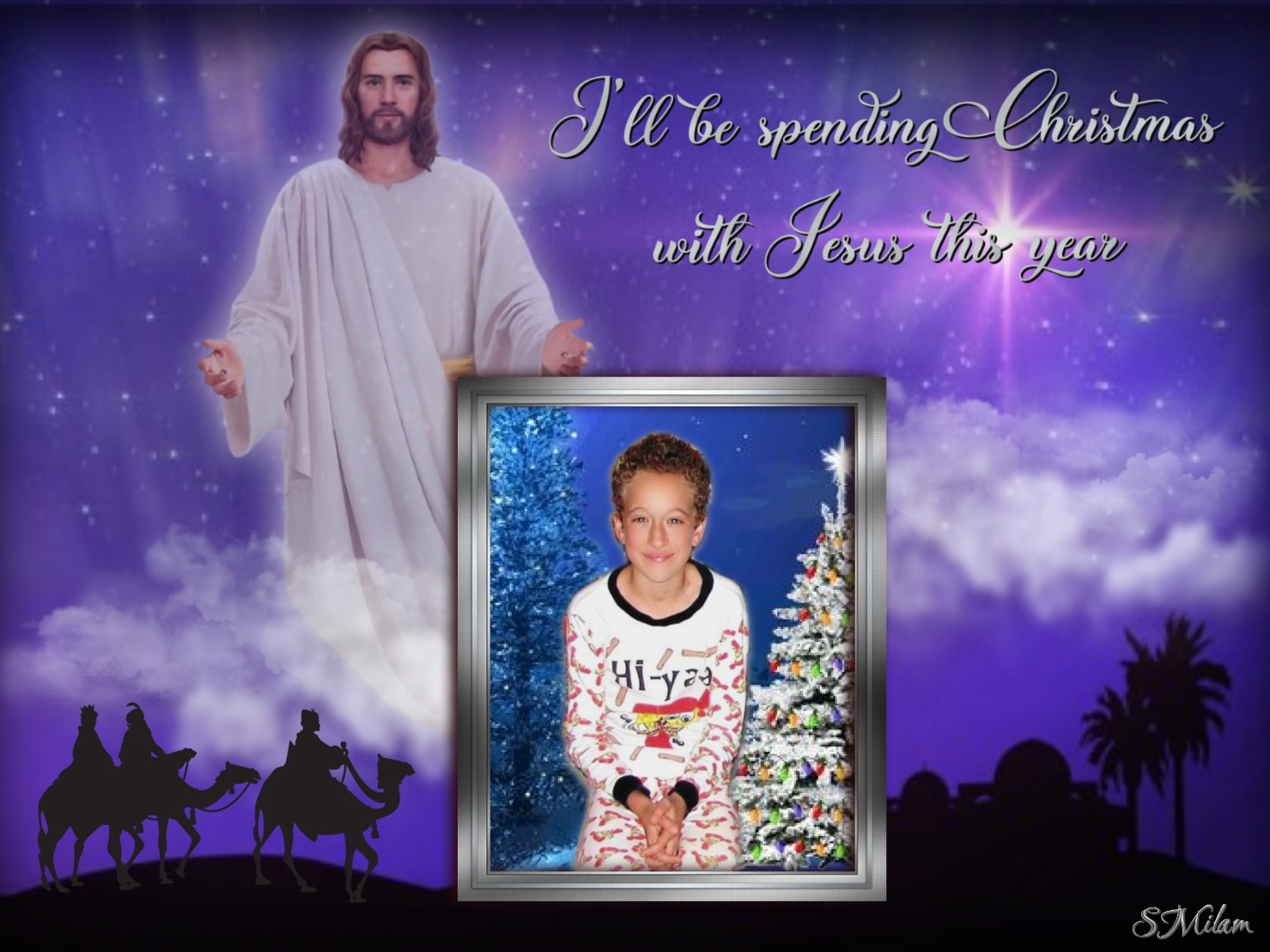 smilam's Christmas Frames Christmas 2021 I'll be Spending Christmas