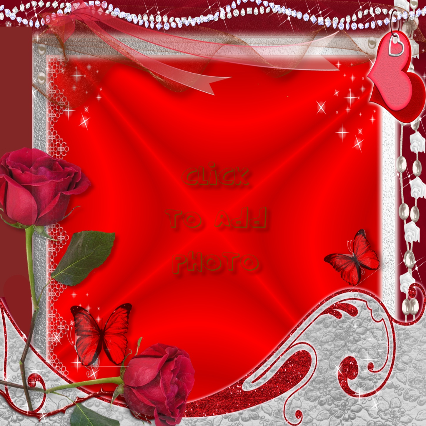 marialedesma1958's Picture Frames 2012 November Red Frame You Can