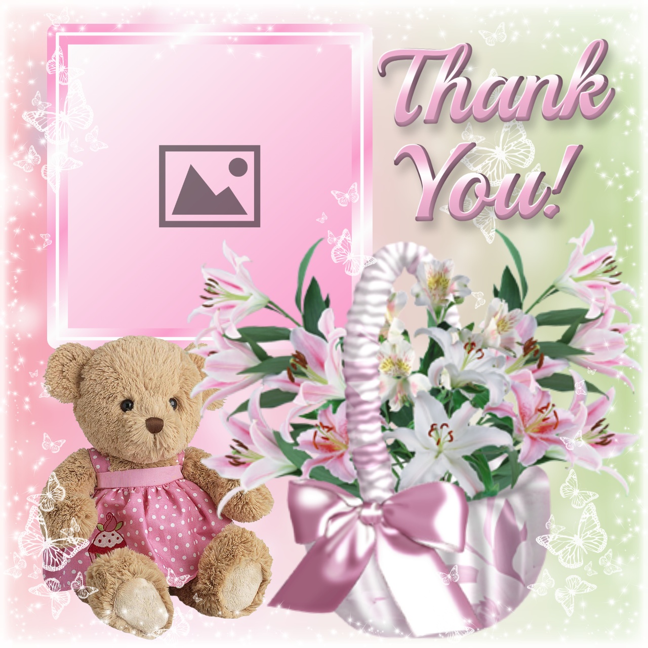 Sinnlich's Thank You Frames - 2023 - Pink Teddy Sinnlich Thank You Lily ...