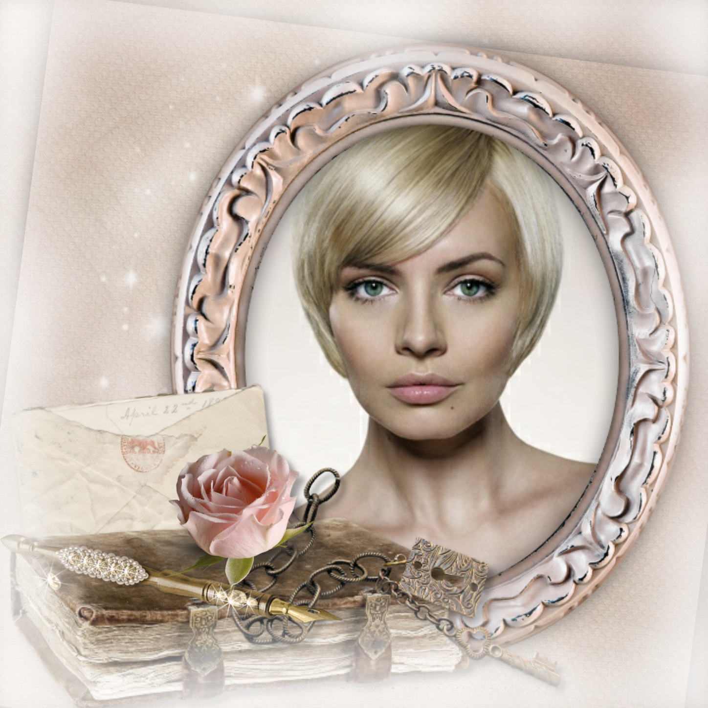 Jezebel64's Vintage 2014 August 2014 September Dear Diary Jezebel64 vintage Frames Dear