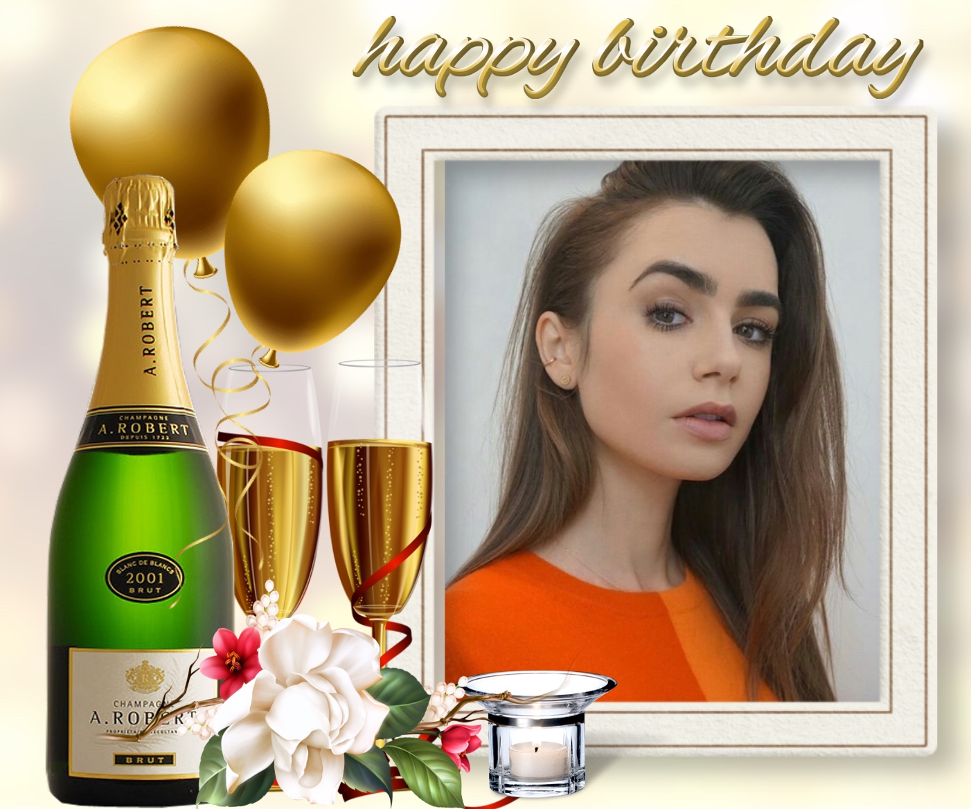 Nette's Birthday / congratulations Frame 🎉🎁 Happy birthday 2021