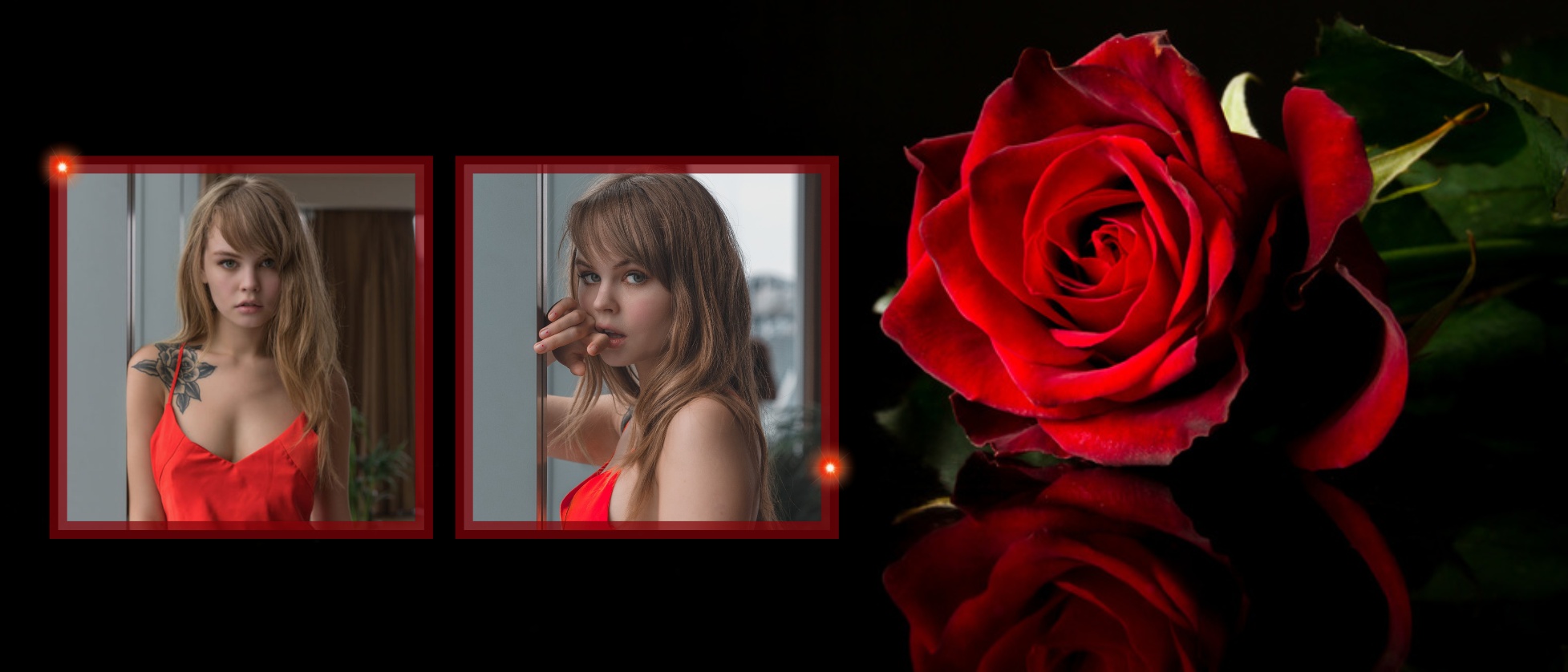 Jezebel64’s Facebook - Jezebel64 Facebook Profile Cover Me Red Rose