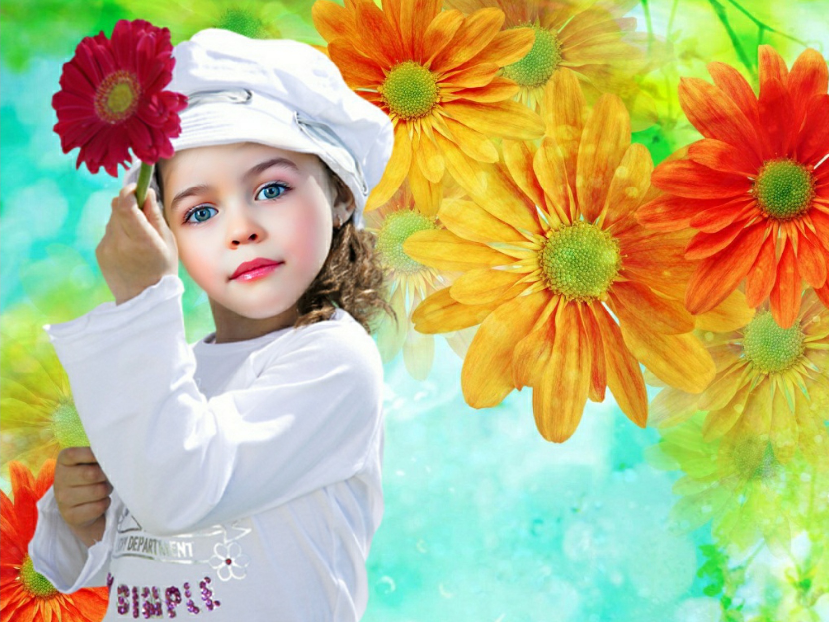 evgenia1982's Face CutOut Frames 2011 July little girl Evgenia1982 face Cut Outs little