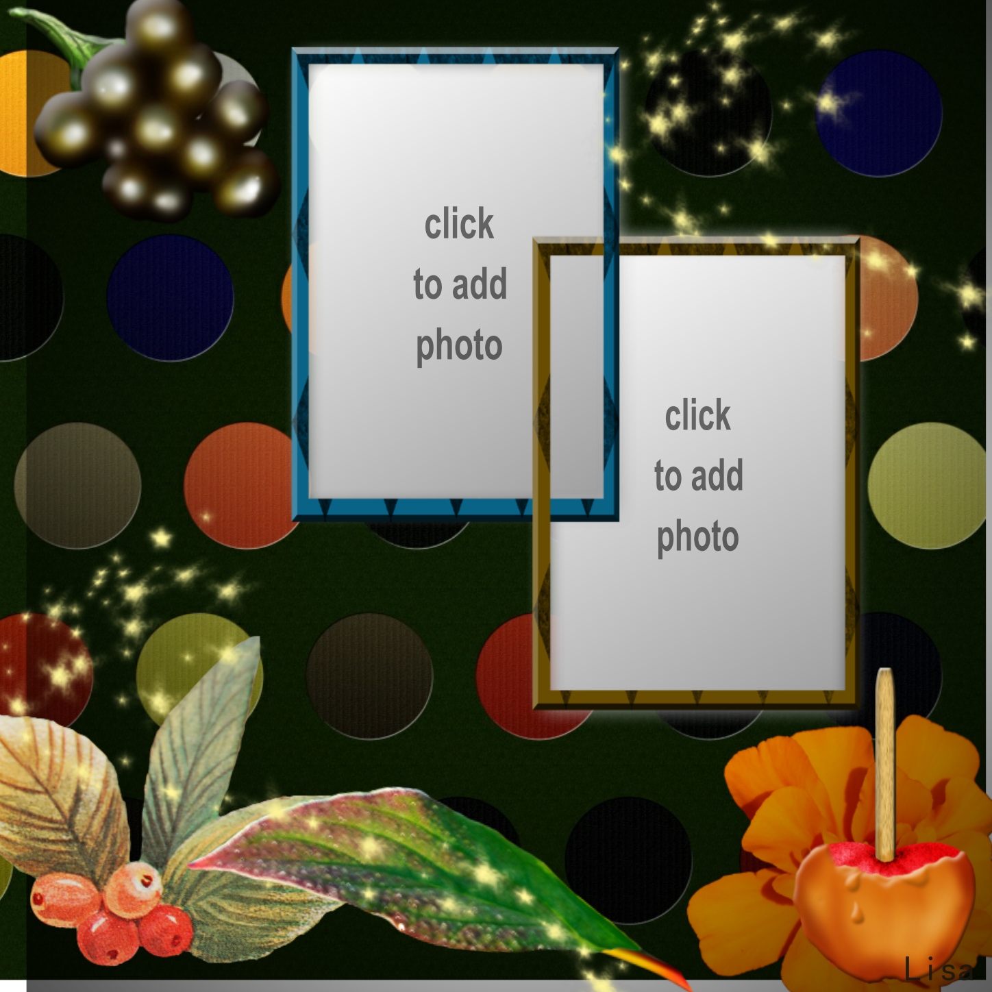 lisa9215's Picture Frames 2009 October Falling Leaves Lisa9215