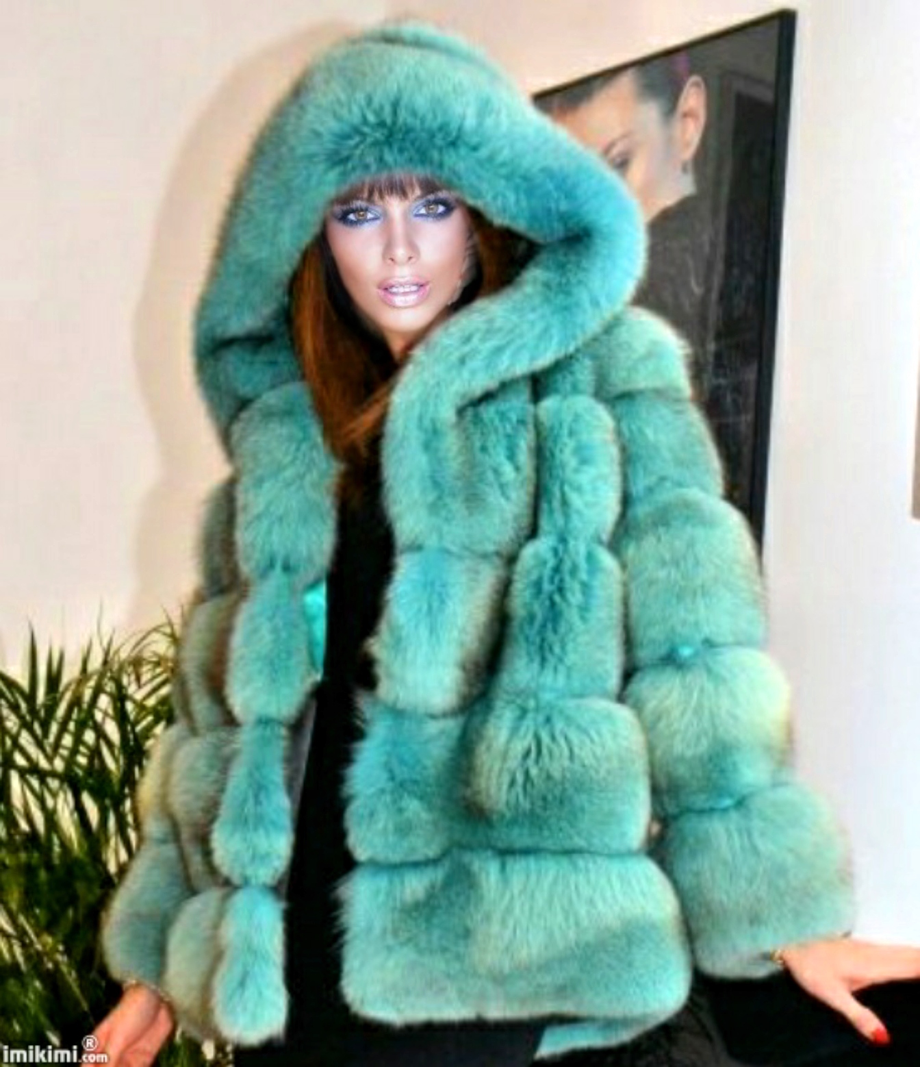 MIRONNA's Face CutOut Frames 2014 December 2015 October Blue