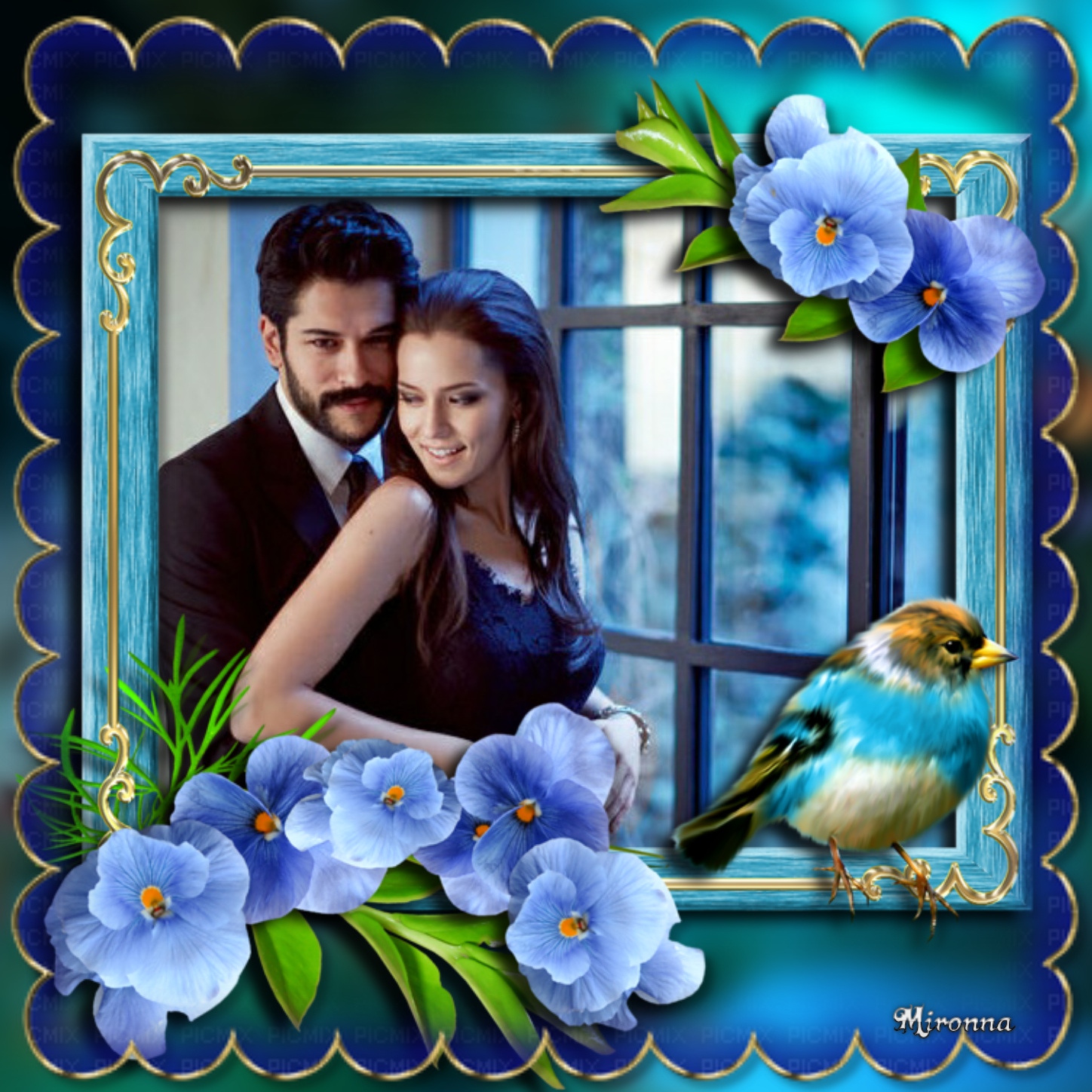 MIRONNA's Love Frames 2017 January 2017 April Love forever