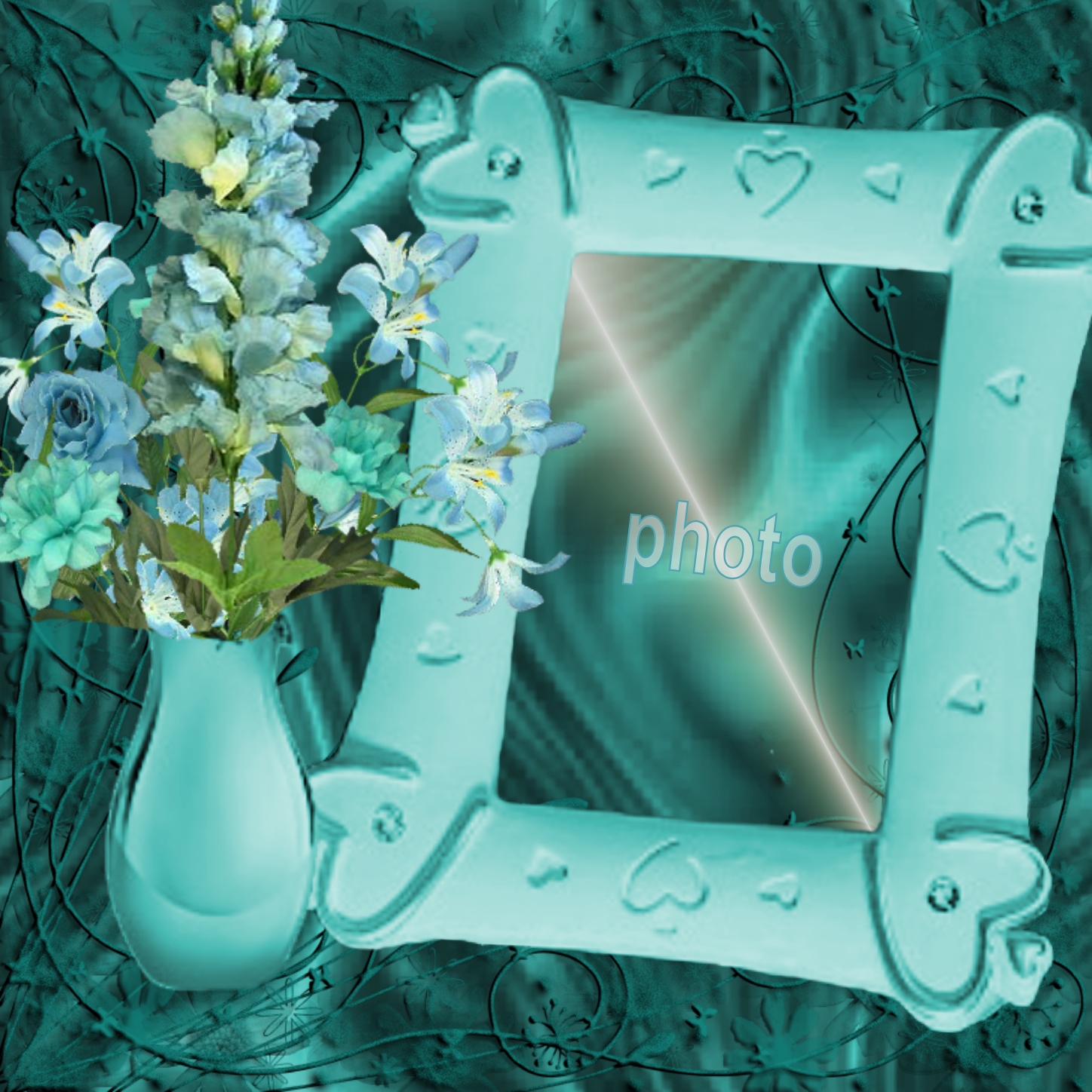 marycarmenkim's Picture Frames 2009 May Just teal Beautiful picture