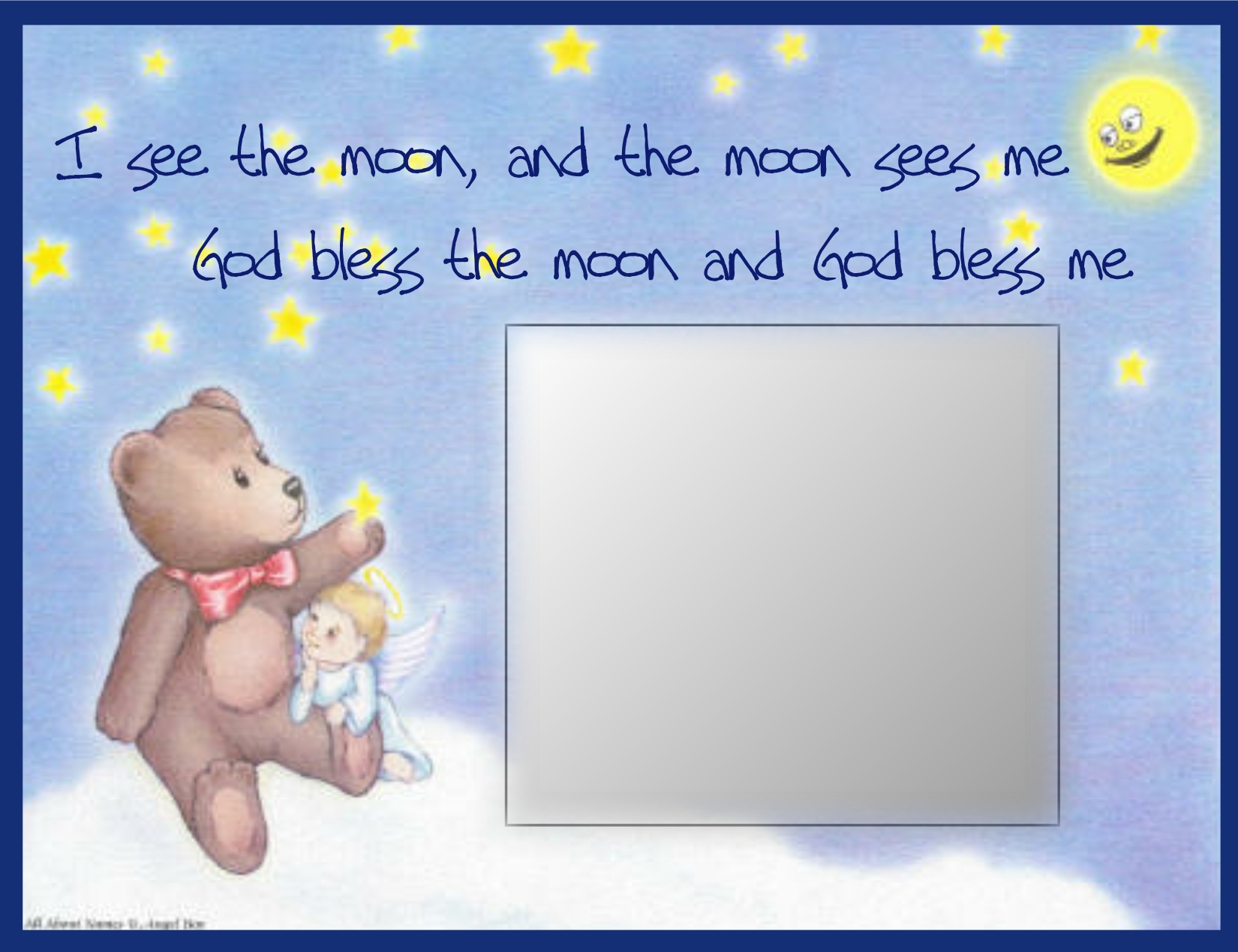 smilam's Baby Frames Happiness Is a New Baby I See The Moon, Frame