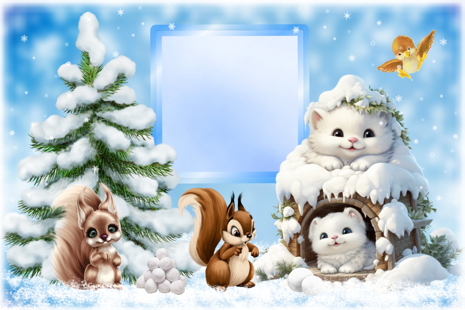 Fun Winter Frame Sinnlich's Winter Frames - 2022 Teddy - 2025 - Animals Sinnlich Winter ...